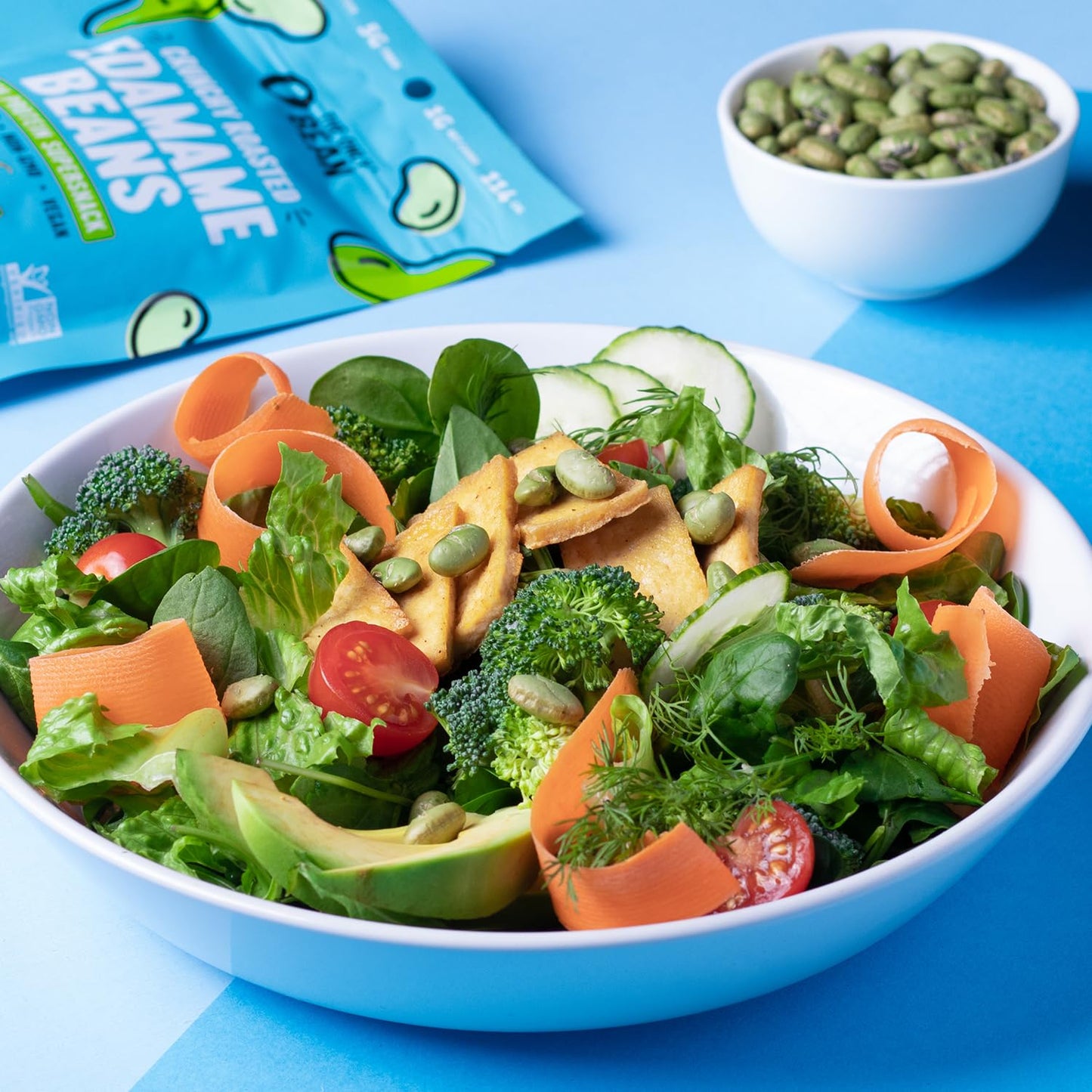 Crunchy Dry Roasted Edamame Snacks in Sea Salt, High Protein, Low Carb, Gluten Free, Vegan