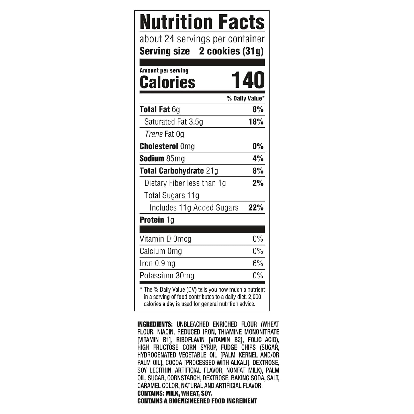 CHIPS AHOY! Chewy Chocolate Chip Cookies, Party Size, 26 oz Packaging