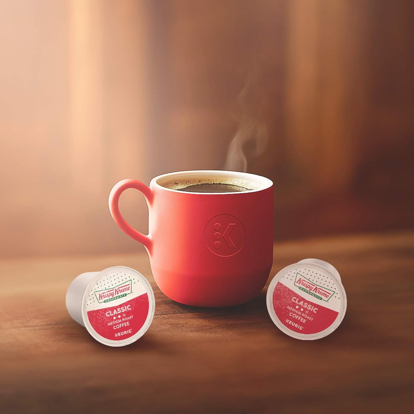 Krispy Kreme Classic Medium Roast Coffee K-Cup Pods 48 Count