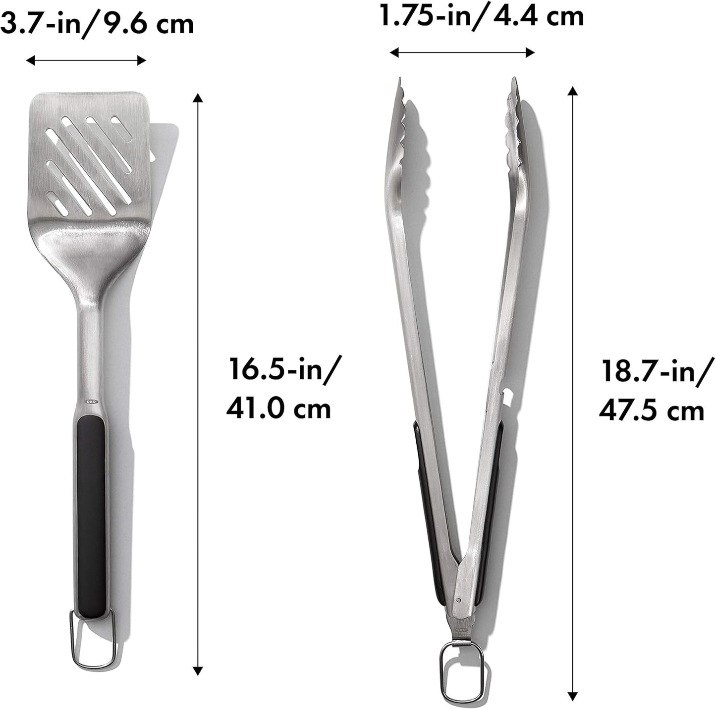 OXO Outdoor Grilling Turner and Tongs Set