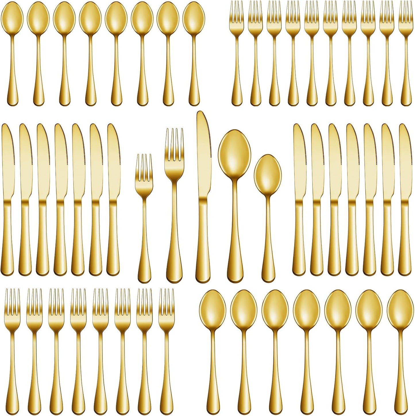 20 Piece Silverware Set Service for 4,Premium Stainless Steel Flatware Set,Mirror Polished Cutlery Utensil Set,Durable Home Kitchen Eating Tableware Set,Include Fork Knife Spoon Set,Dishwasher Safe