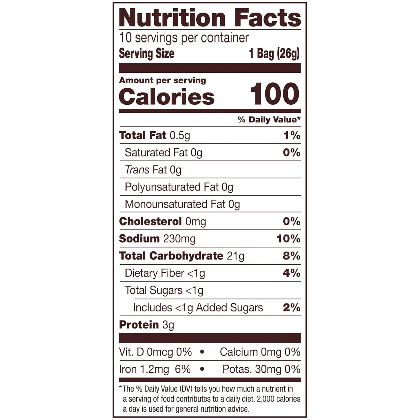 Snyder's of Hanover Mini Pretzels, 10 Count, 0.92 Oz, Individually Wrapped Snack Packs