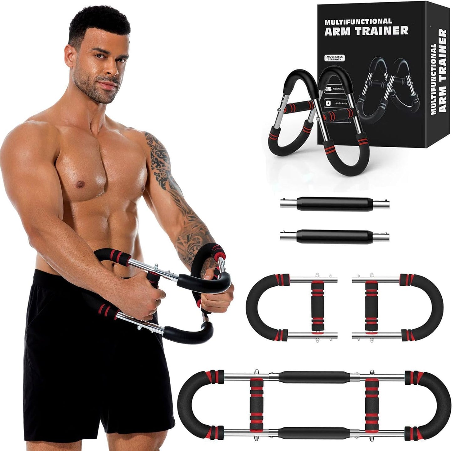 Twister Arm Trainer: Adjustable Chest Workout Equipment for Home Gym