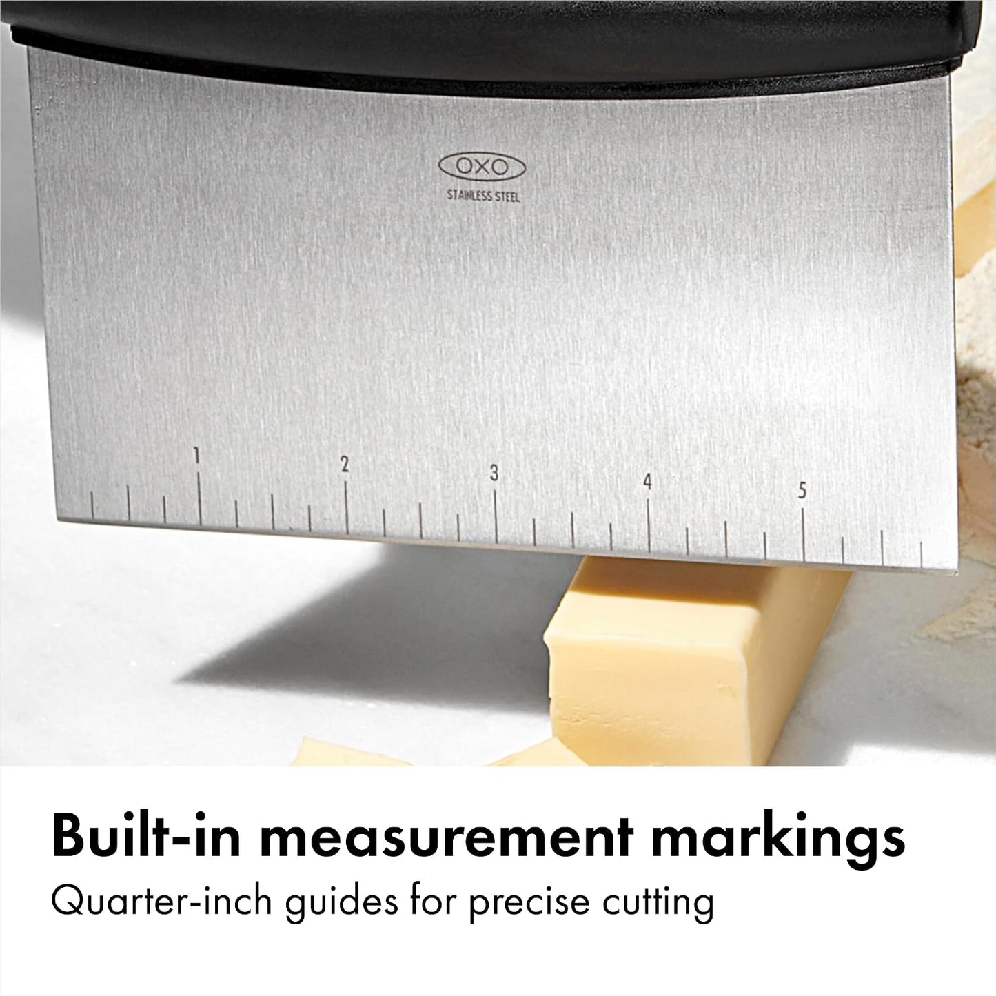 OXO Good Grips Multi-Purpose Stainless Steel Scraper and Chopper