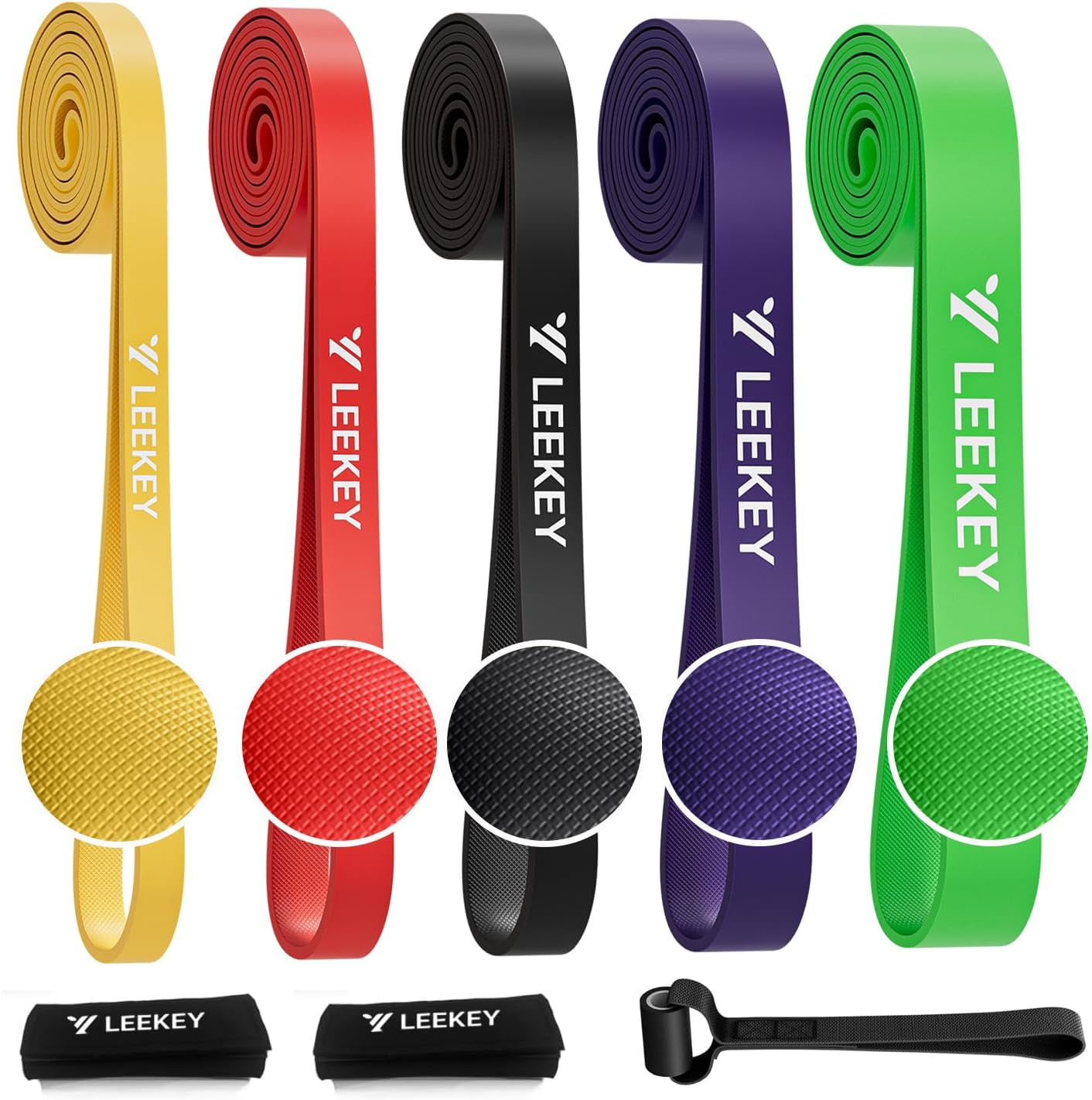 LEEKEY Resistance Bands for Working Out and Fitness Training