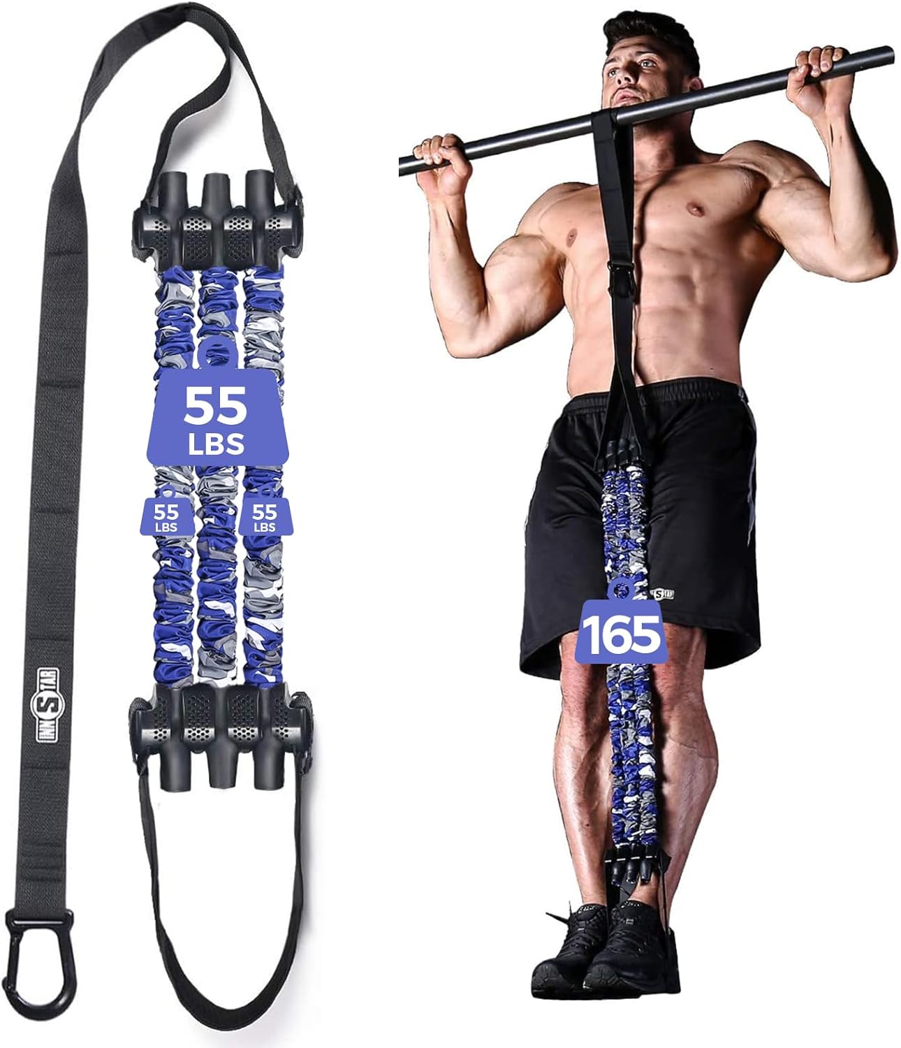 Innstar Heavy Duty Resistance Band for Pull Up Assist with Adjustable Resistance