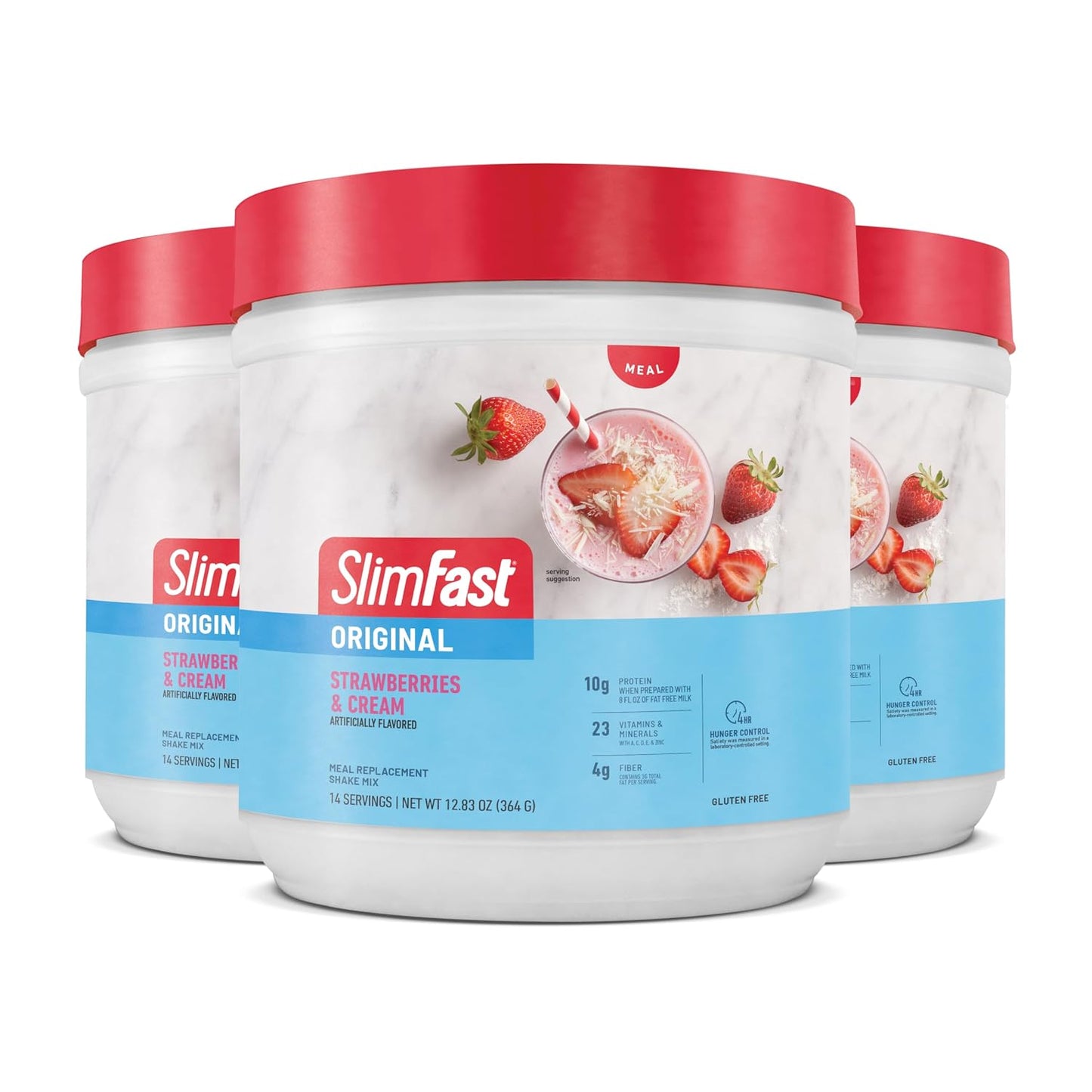 SlimFast Meal Replacement Powder, Original Rich Chocolate Royale, 10g of Protein, 22 Servings (Packaging May Vary)