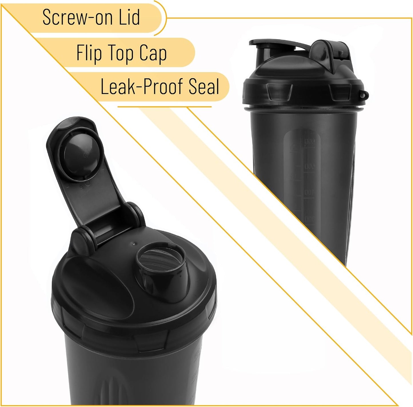 Mr. Pen 28oz Protein Shaker Bottle with Whisk Ball