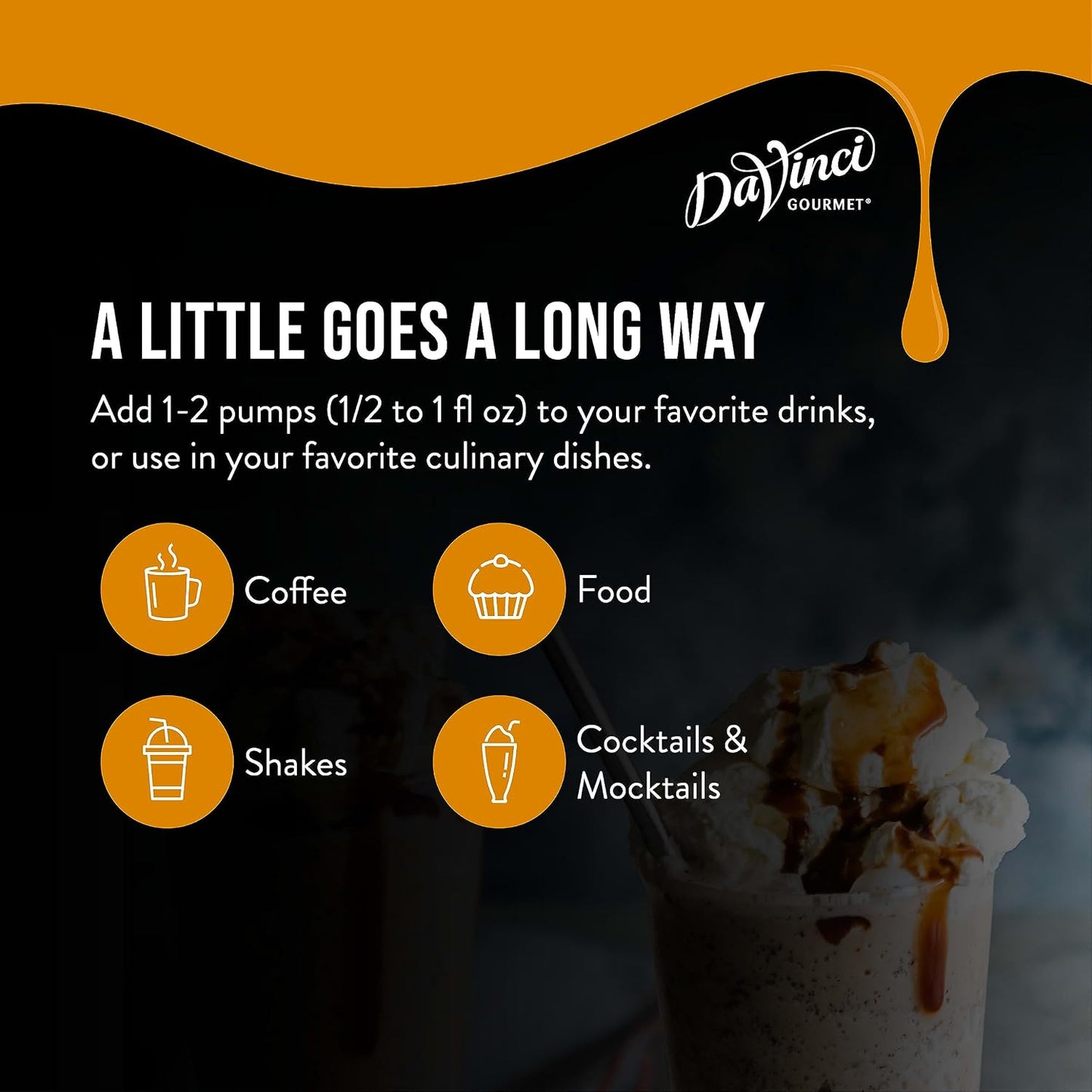 DaVinci Gourmet Chocolate Sauce, 64 Fluid Ounces (Pack of 1)