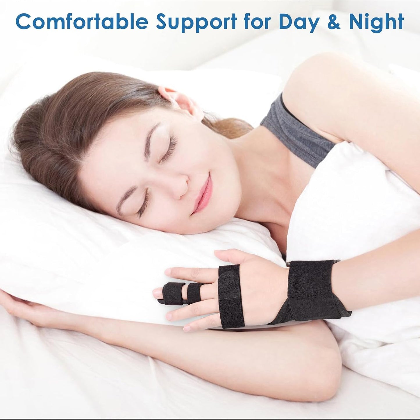 Full Trigger Finger Splint - Adjustable Hand and Wrist Brace Support