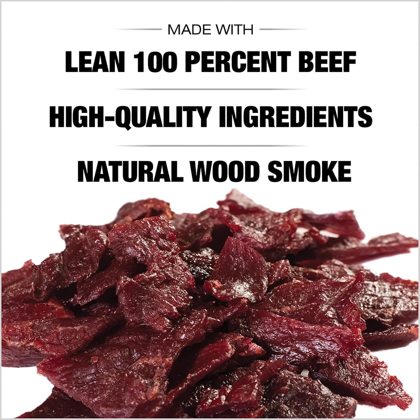 Old Trapper Beef Jerky, 8 Ounce Bag, Tender Meat Snacks for Lunches or Between Meals