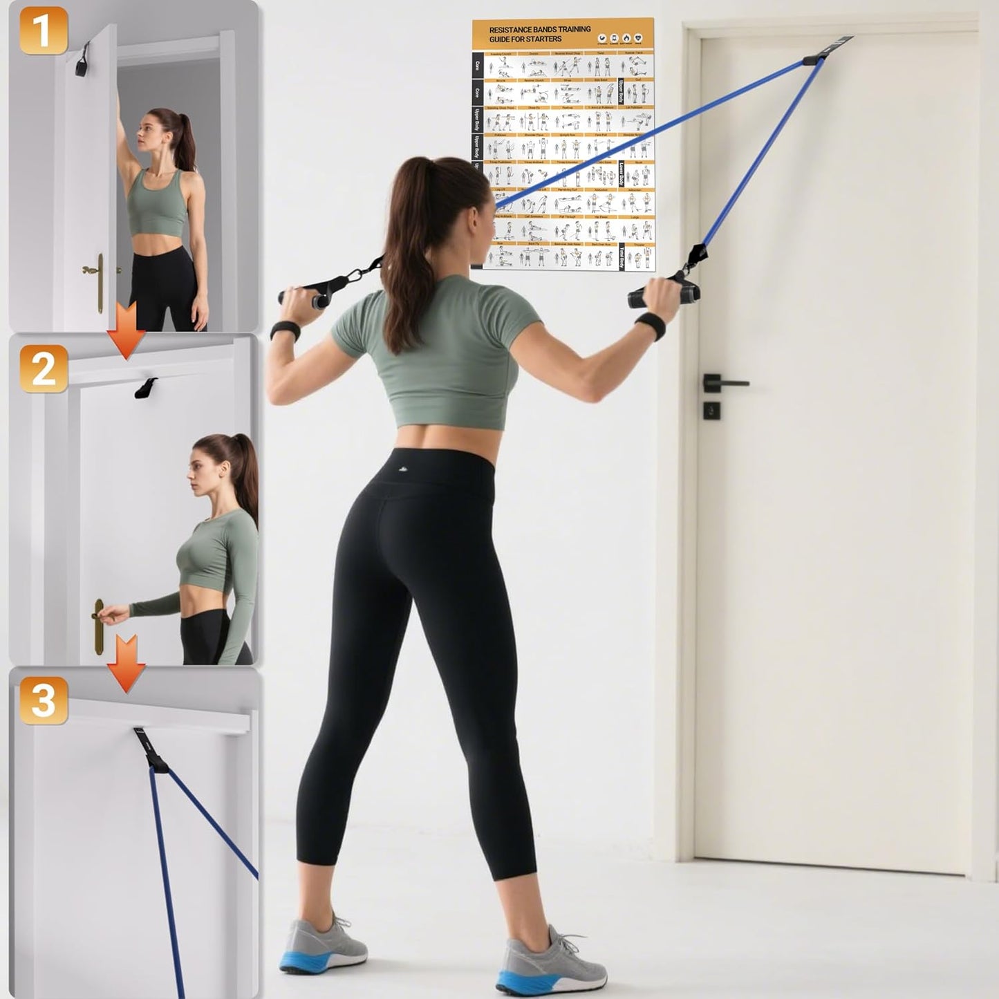 Readaeer Resistance Bands for Fitness and Strength Training