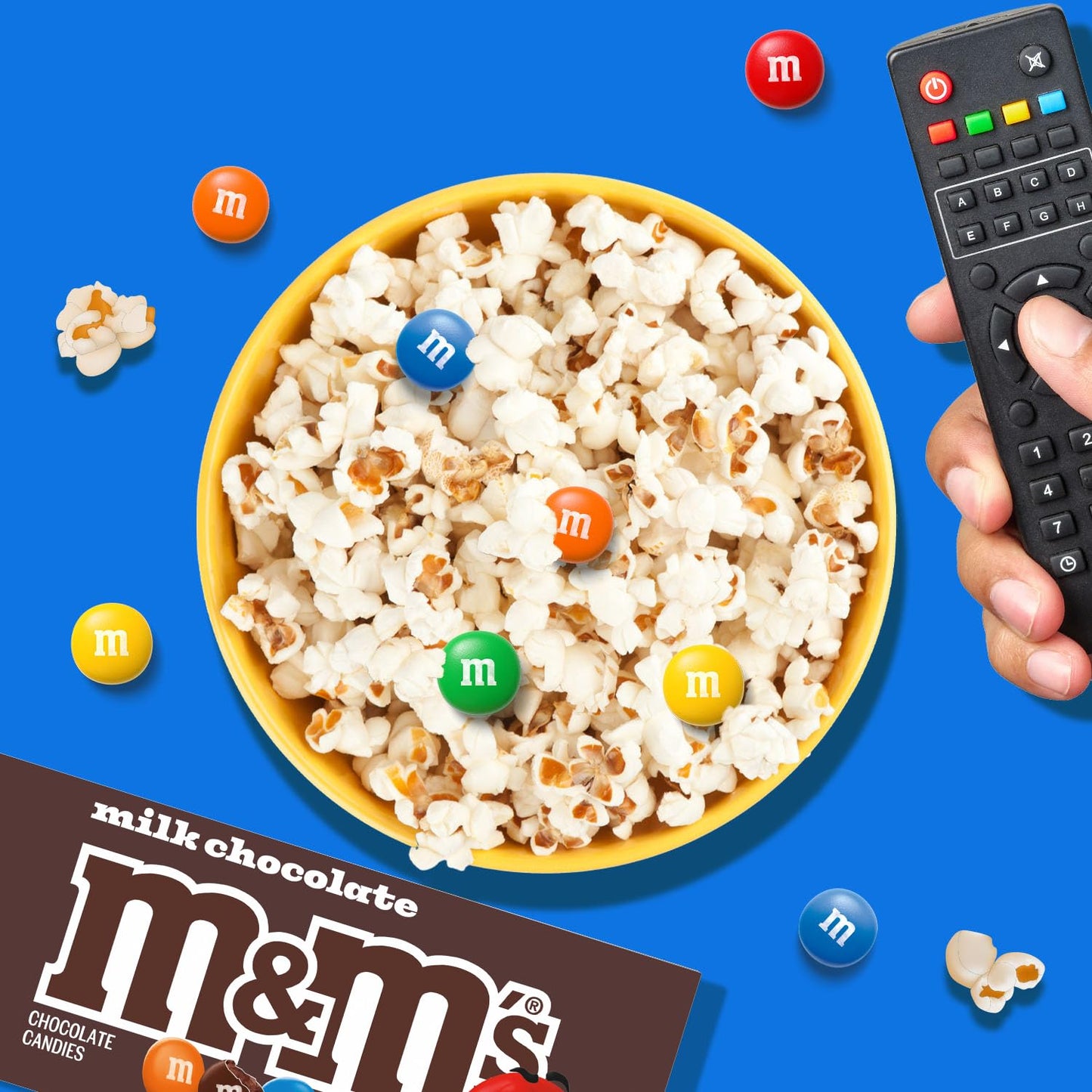 M&M'S Milk Chocolate Candy Movie Theater Box, Bulk Chocolate Candy Party Favors, 3.10-Ounce, Pack of 12