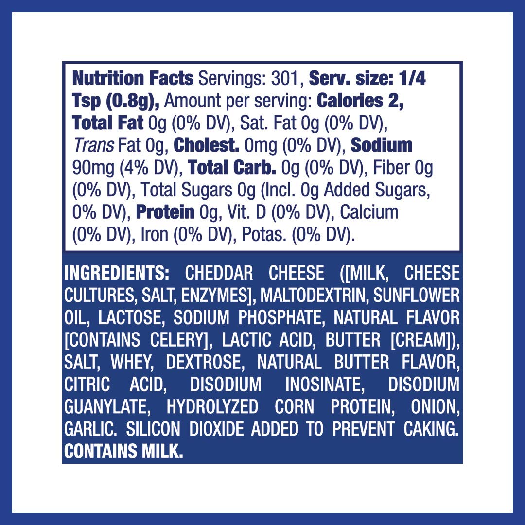 Kernel Season's White Cheddar Popcorn Seasoning, 8.5 Ounce, Pack of 2