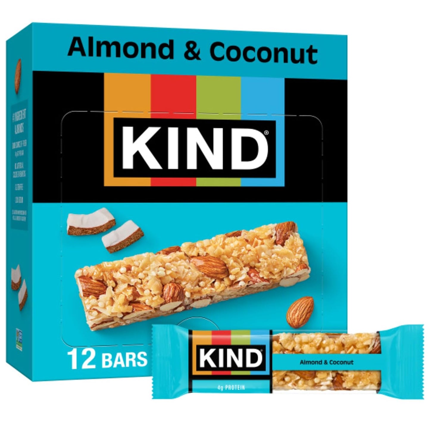 KIND Snack Bars, Cranberry Almond, Gluten Free, High Fiber, 12 Count