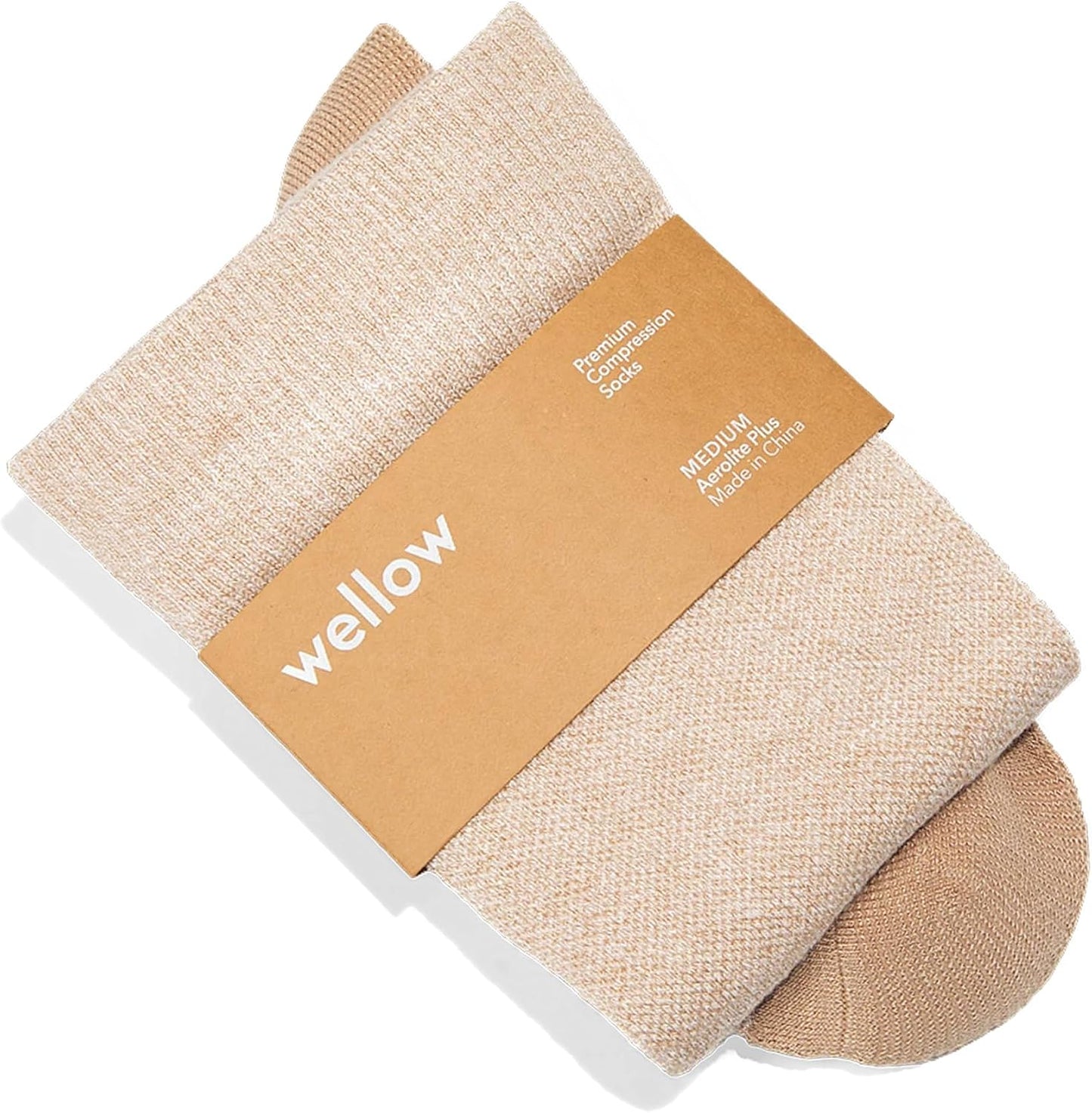 Wellow Aerolite+ Knee High Compression Socks 18-25mmHg for Women & Men