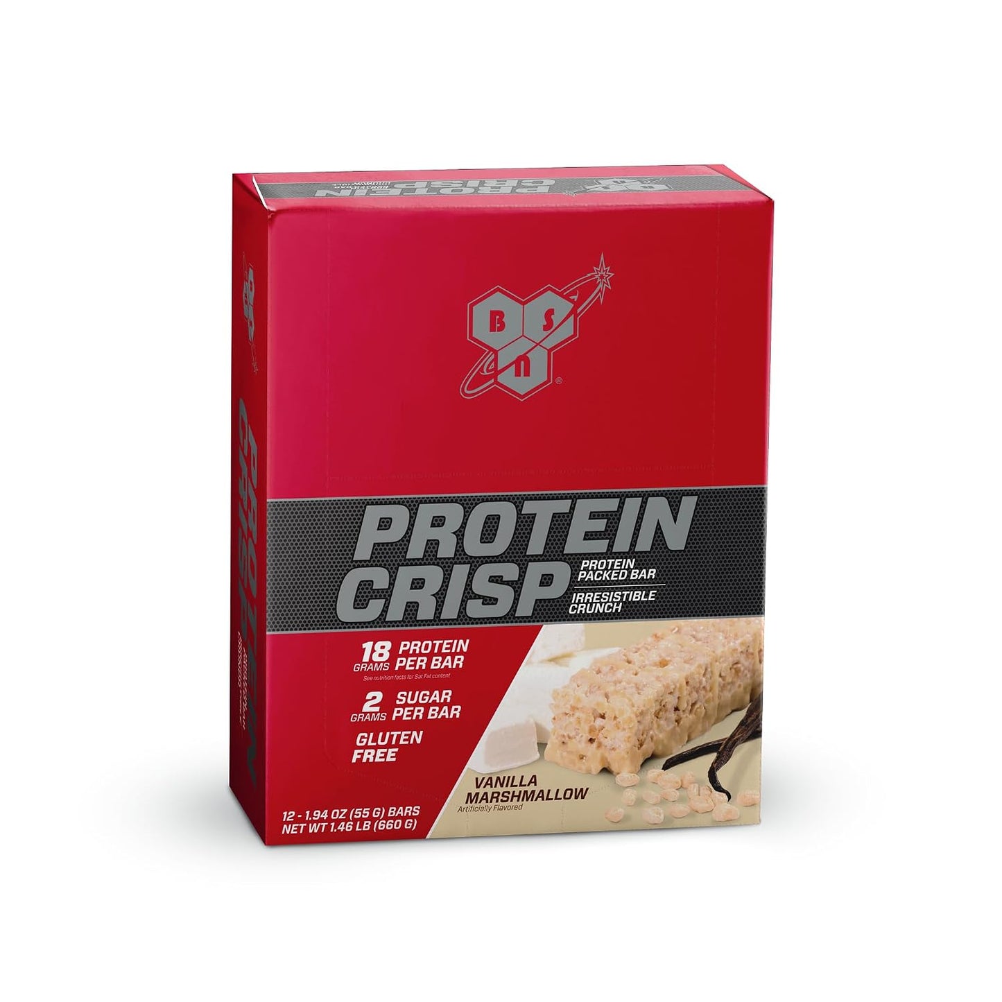 18g Protein Snack Bars with Whey and Fiber, Gluten-Free, 12 Count