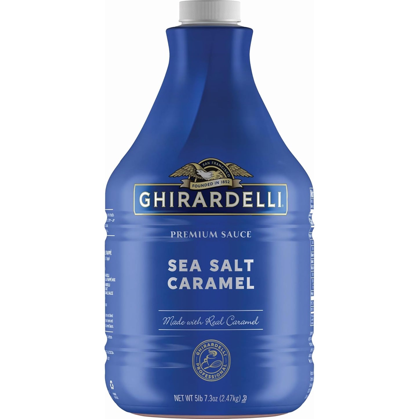 Ghirardelli premium sauce net wt 5 lb, 7.3 Oz, Chocolate, 87.3 Oz