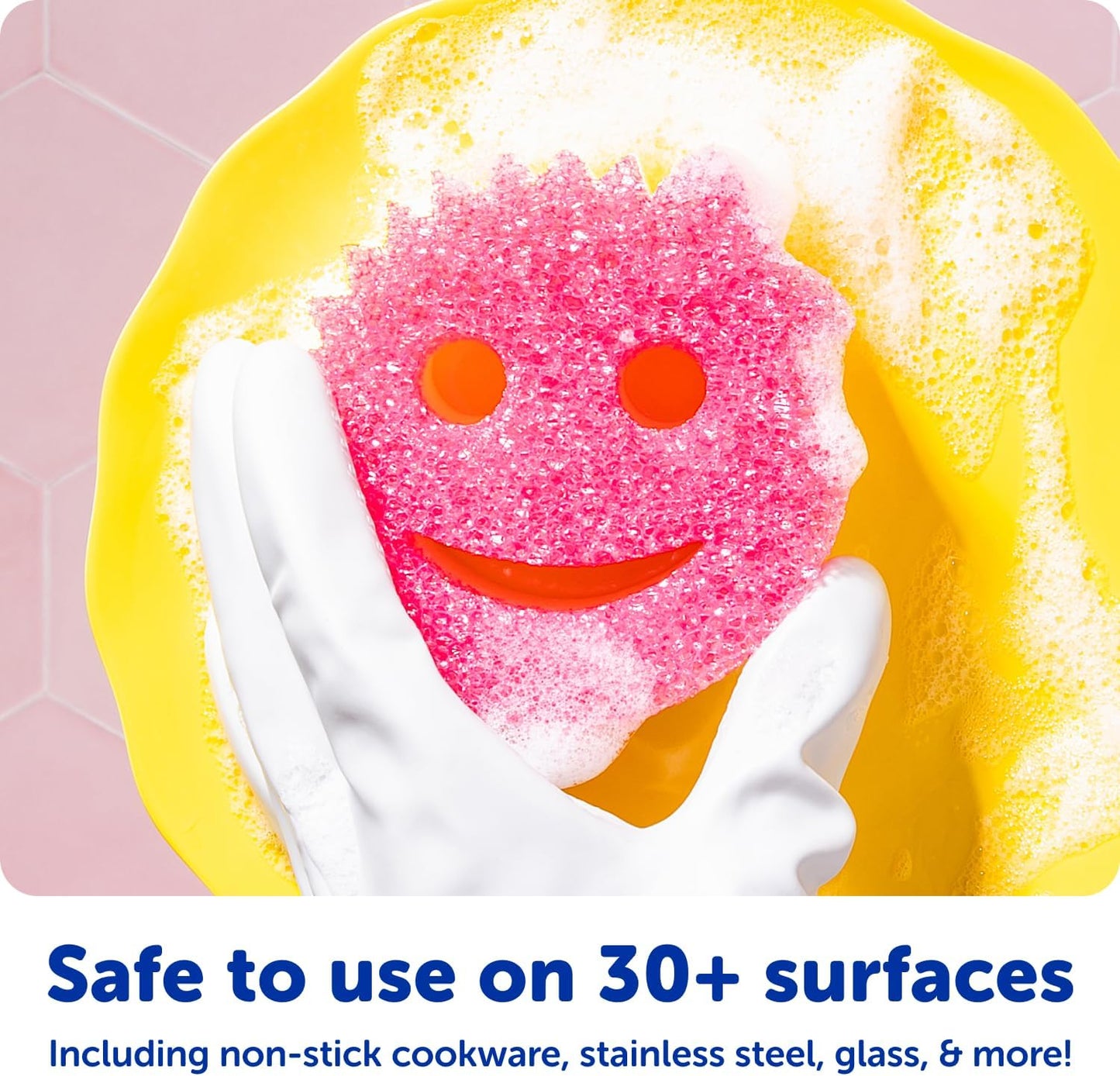 Scrub Daddy Original (4) + Scrub Mommy Kitchen Sponges (4) - Scratch-Free Dish Scrubber - Multipurpose Kitchen Cleaning Sponges - BPA Free Polymer Foam - Stain & Odor Resistant (8 Pack)