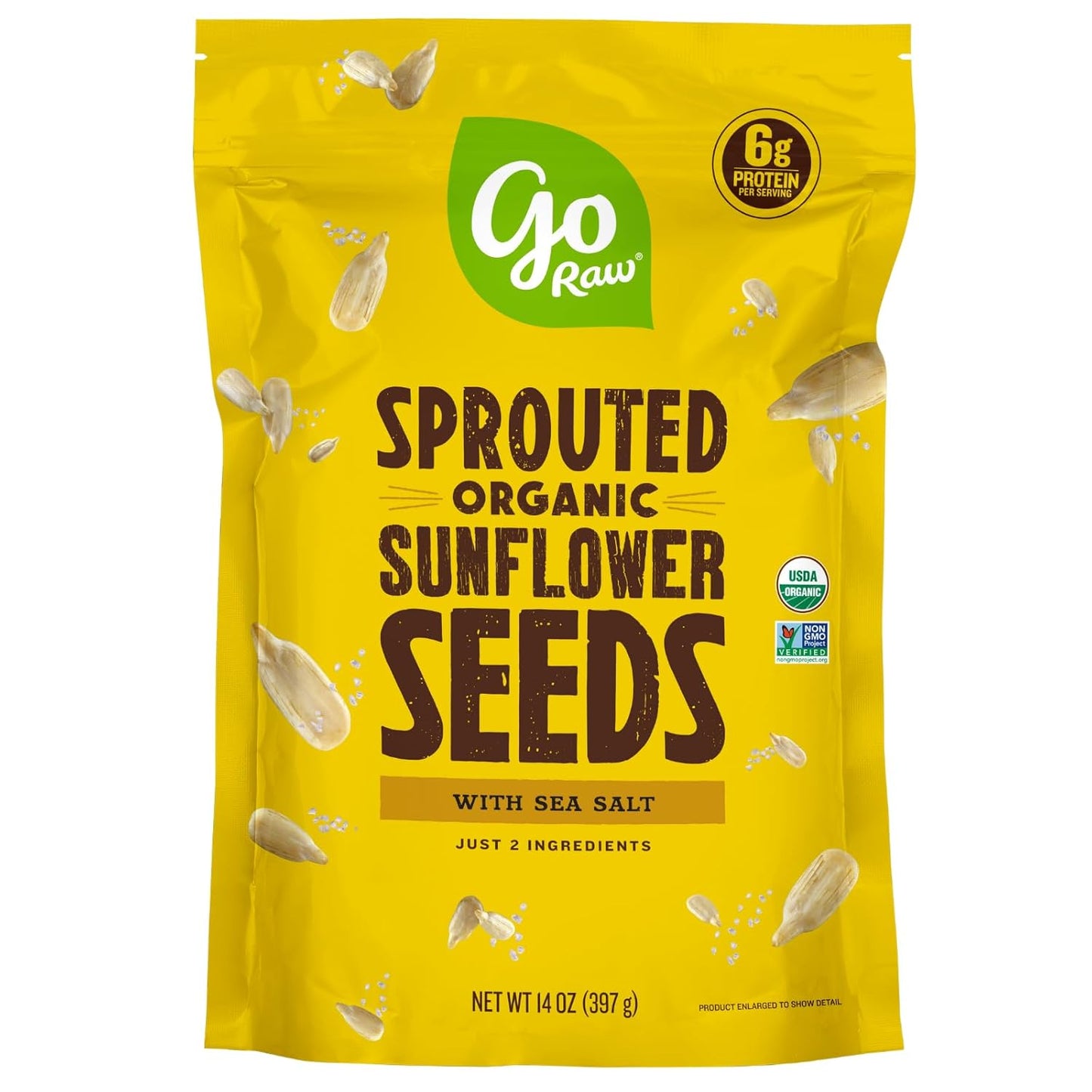 Go Raw Organic Sprouted Mixed Seeds 13 oz Unsalted Keto Kosher