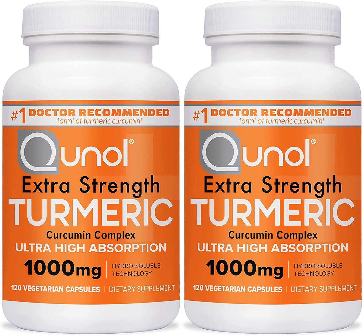 Qunol Turmeric Curcumin Supplement, 1000mg with Ultra High Absorption, for Joint Support, Extra Strength Capsules, 150 Count