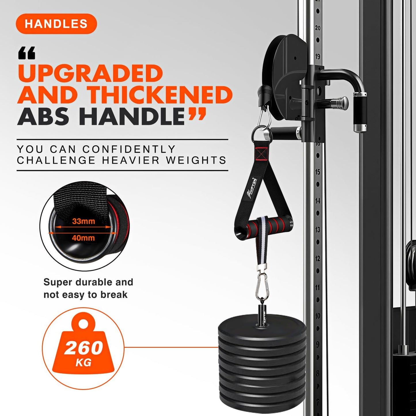 HPYGN Exercise Handle: Versatile Fitness Accessory for Pilates, Yoga, Strength Training