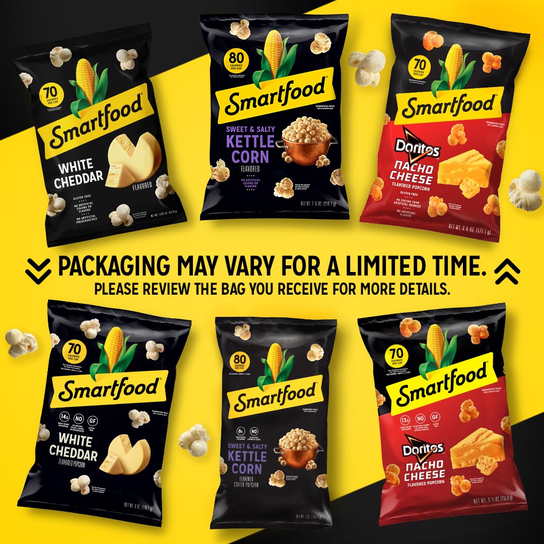 40 count White Cheddar Popcorn in 0.625 ounce bags