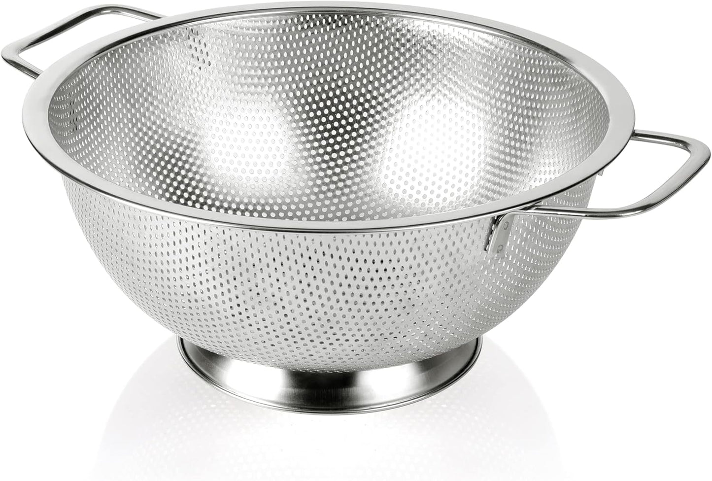 Gulex Colander Stainless Steel 3-Quart, Strainer Kitchen, Dishwasher Safe