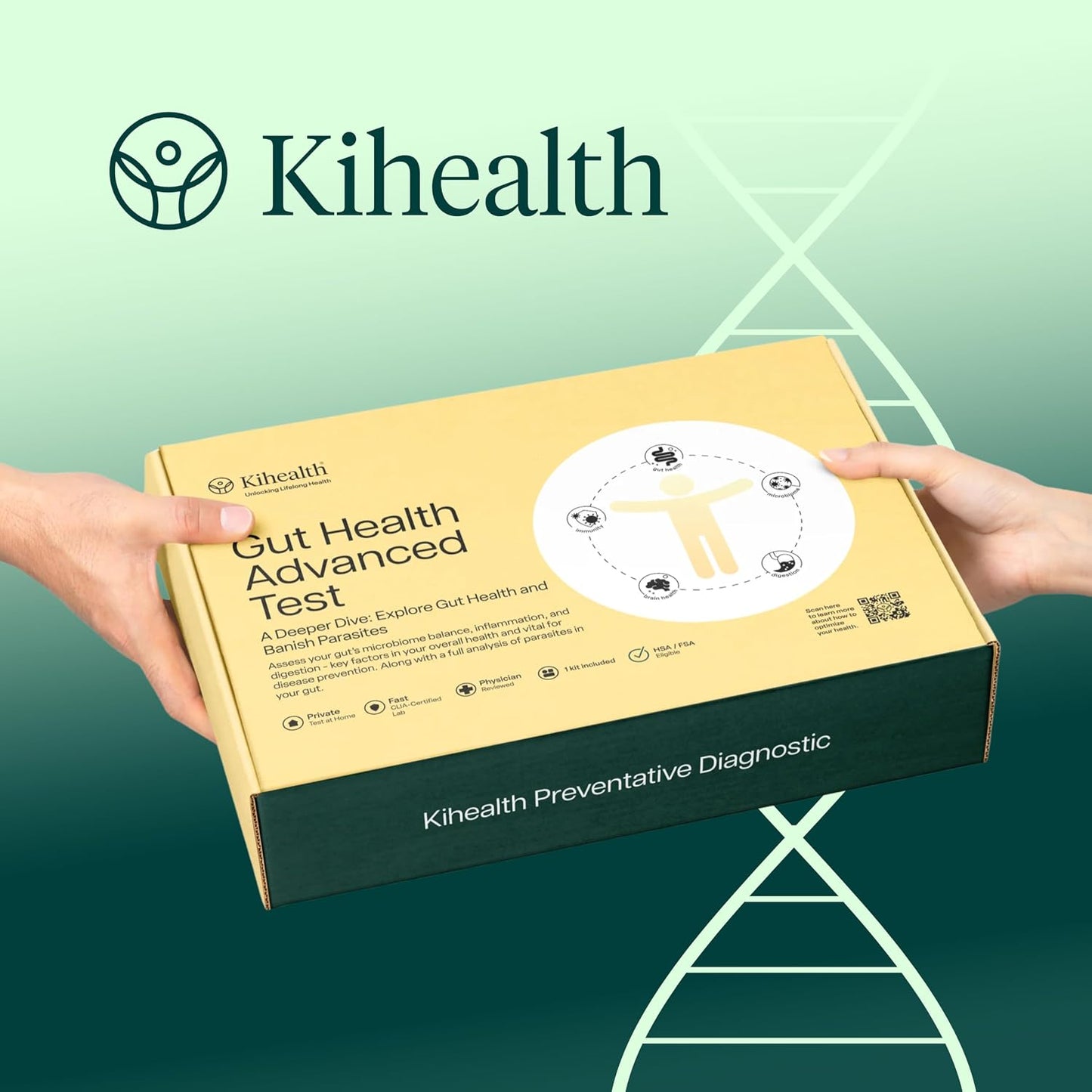 KiHealth Gut Health Advanced Test Comprehensive Stool Kit
