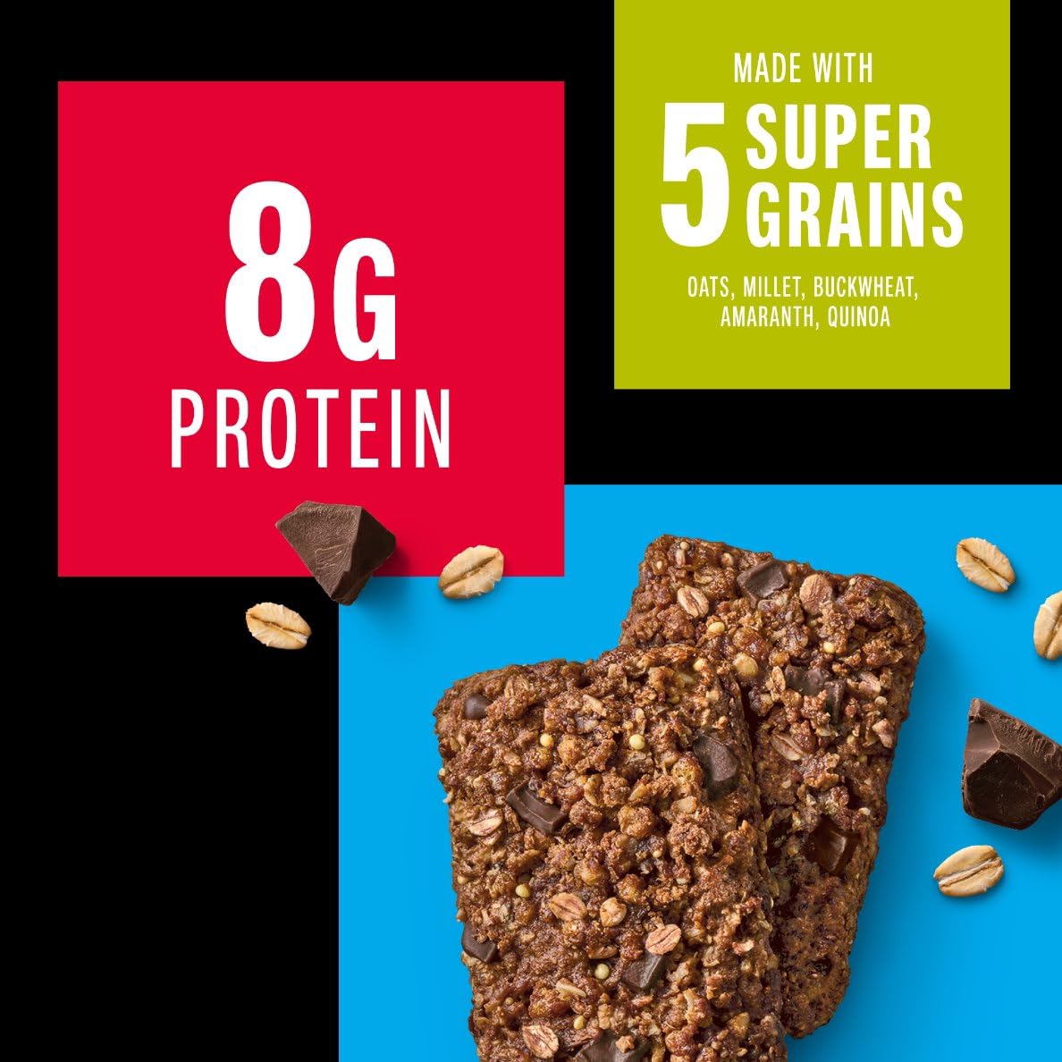 KIND Breakfast Protein Bars, Dark Chocolate Cocoa, Gluten Free, Low Sodium, 12 Count
