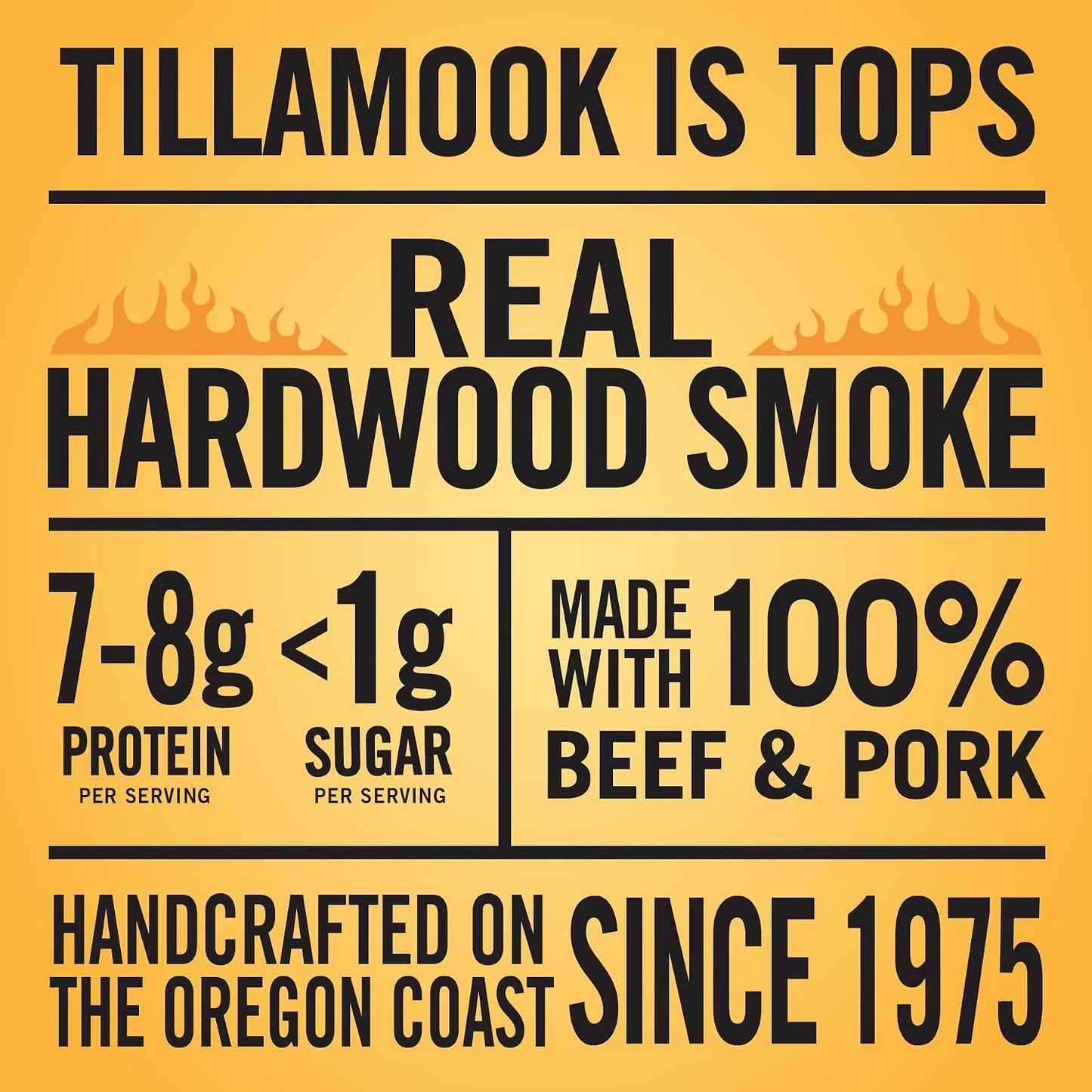 Tillamook Country Smoker Real Hardwood Smoked Sausages Teriyaki 12 Ounce