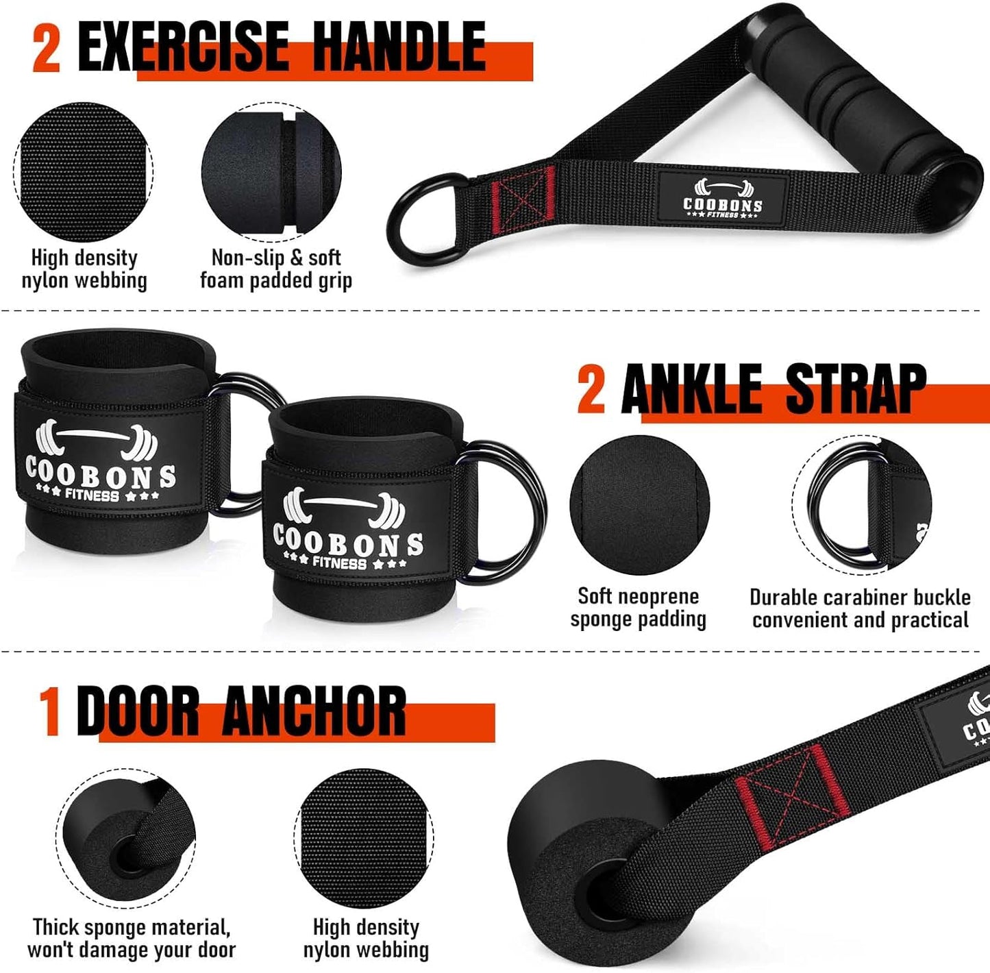 Heavy Resistance Bands for Working Out 300LBS Exercise Bands with Handles