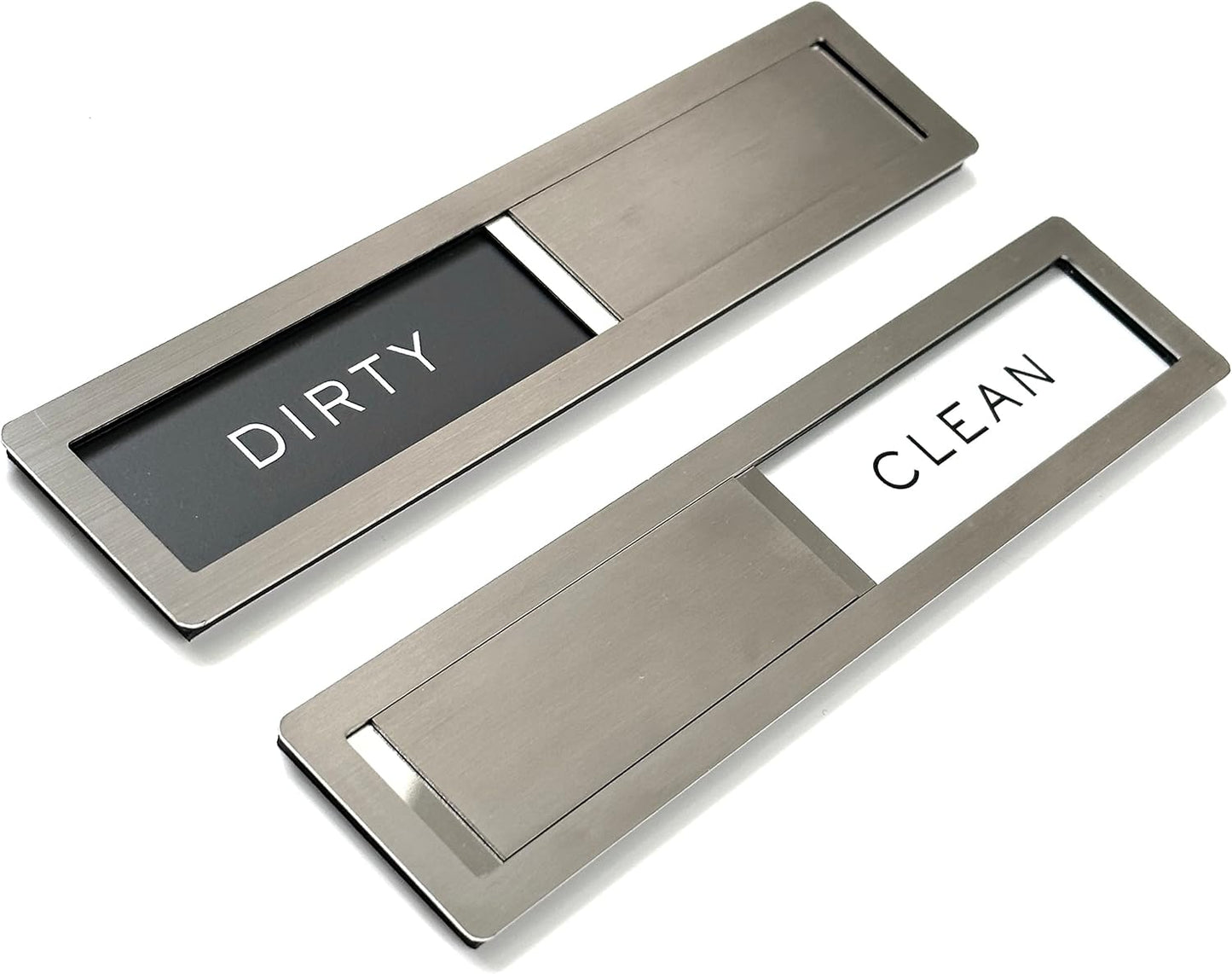 Kubik Letters Clean Dirty Magnet for Dishwasher Sign, Kitchen Decor Organization Accessories Organizers and Storage