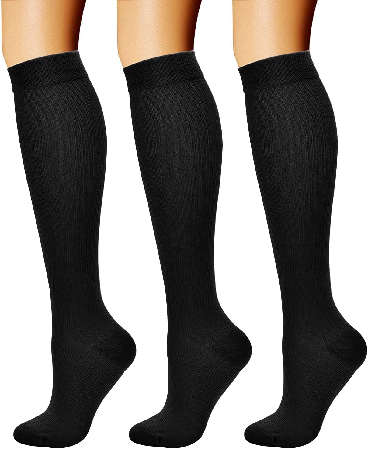 CHARMKING Compression Socks for Women and Men 15-20 mmHg