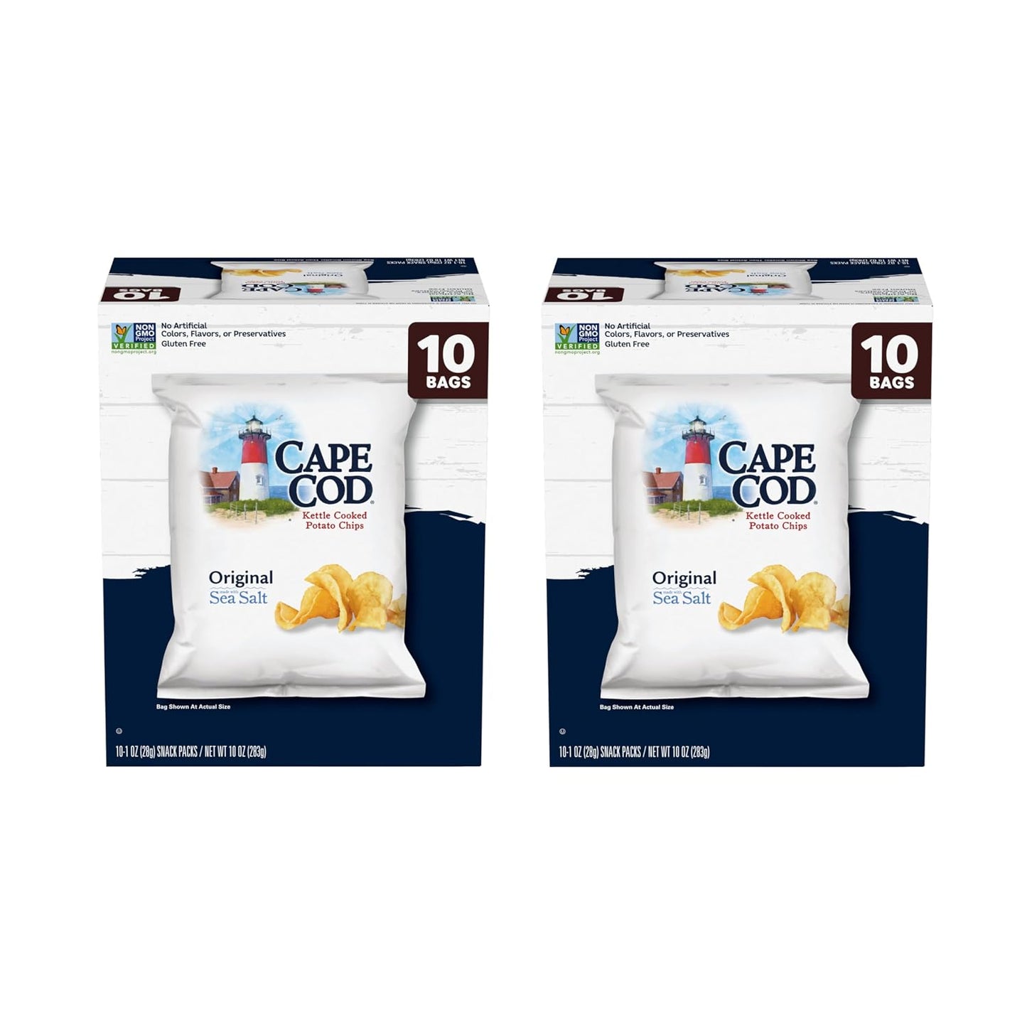 Cape Cod Variety Pack Chips, 20 Count 1 Oz, Gluten-Free Snack