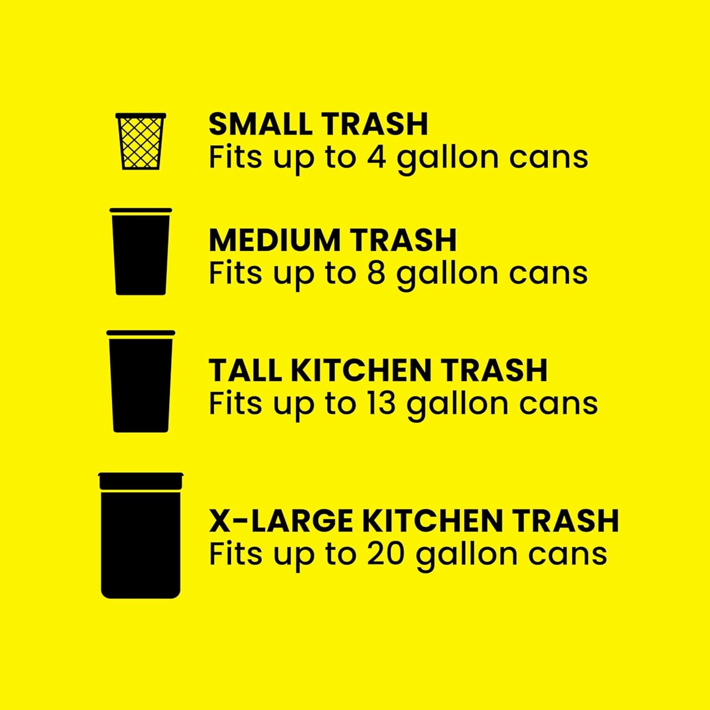 Glad ForceFlex Tall Kitchen Drawstring Trash Bags, 13 Gal, Fragrance Free, 110 Ct (Package May Vary)