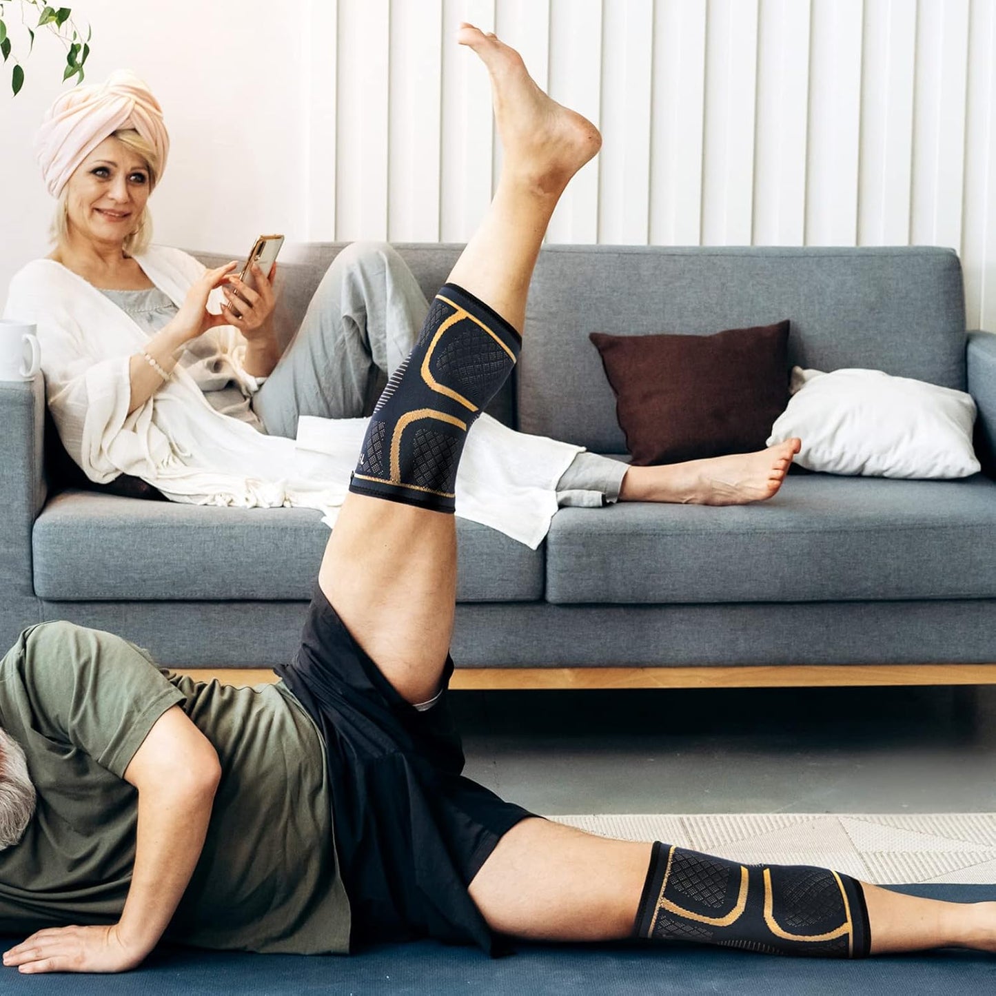 Copper Knee Braces for Men and Women, Knee Supports and Compression Sleeves