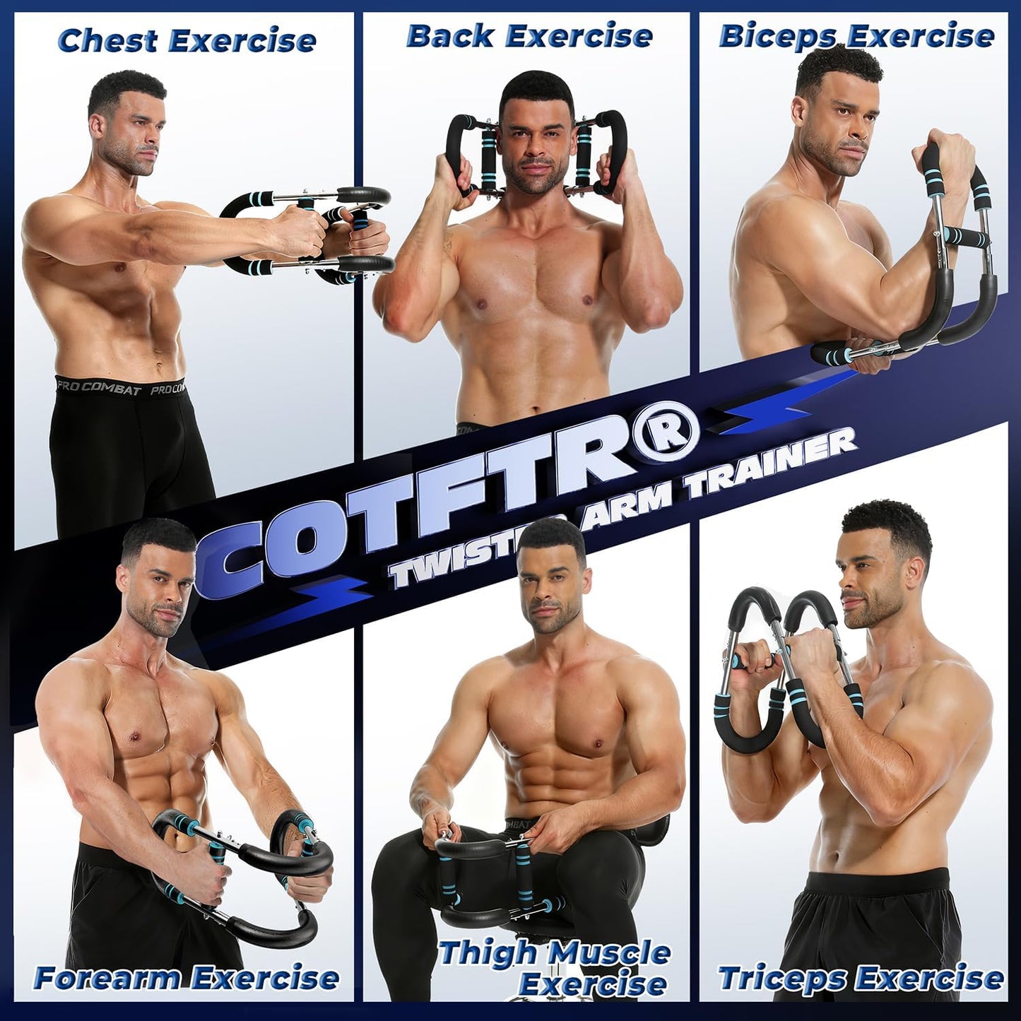 Twister Arm Trainer: Adjustable Chest Workout Equipment for Home Gym