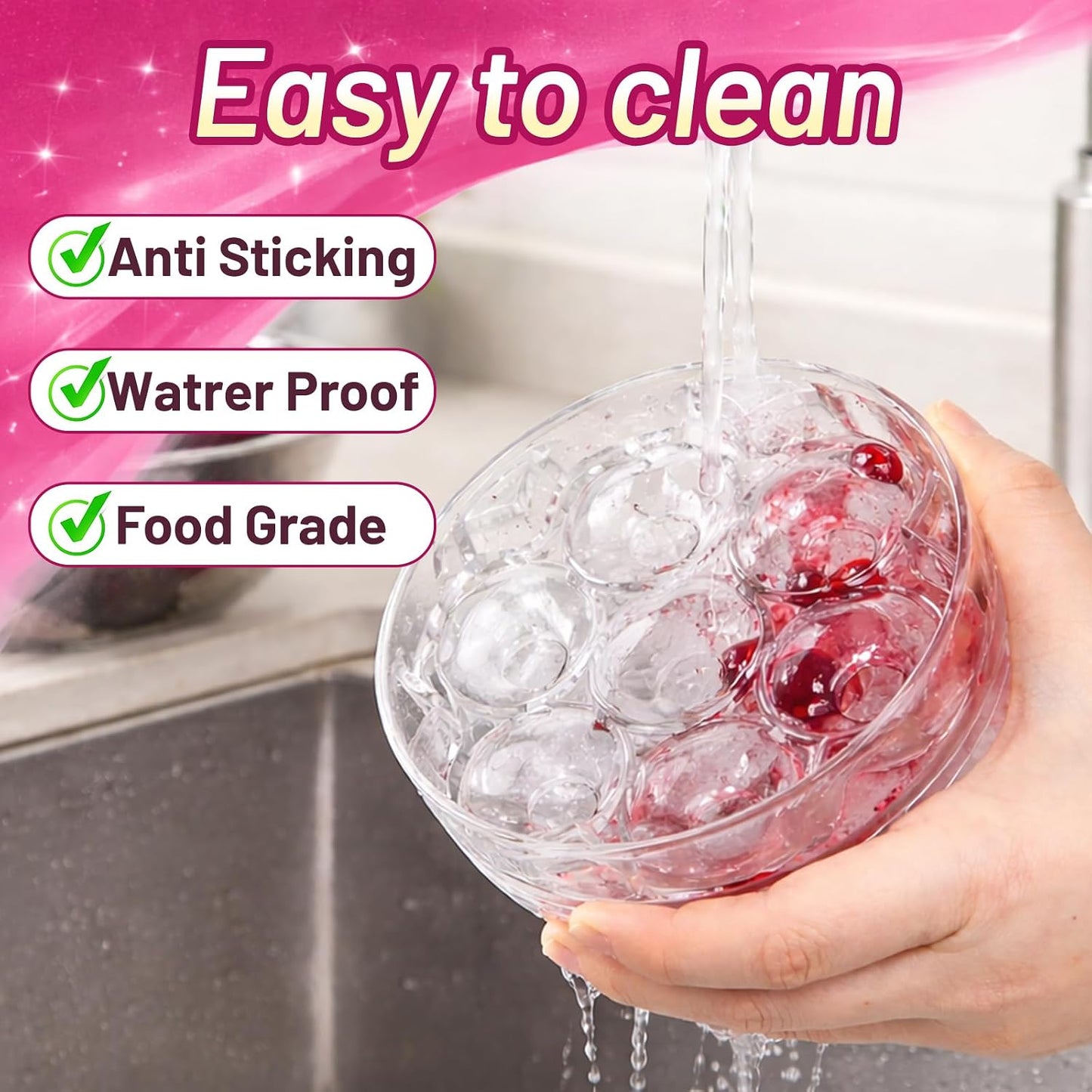 7 in 1 Cherry Pitter Tool for Multiple Cherries Seed Remover Quick and Effortless Removal Suitable for kitchen, Save Time & Space for Making Cherry Jam