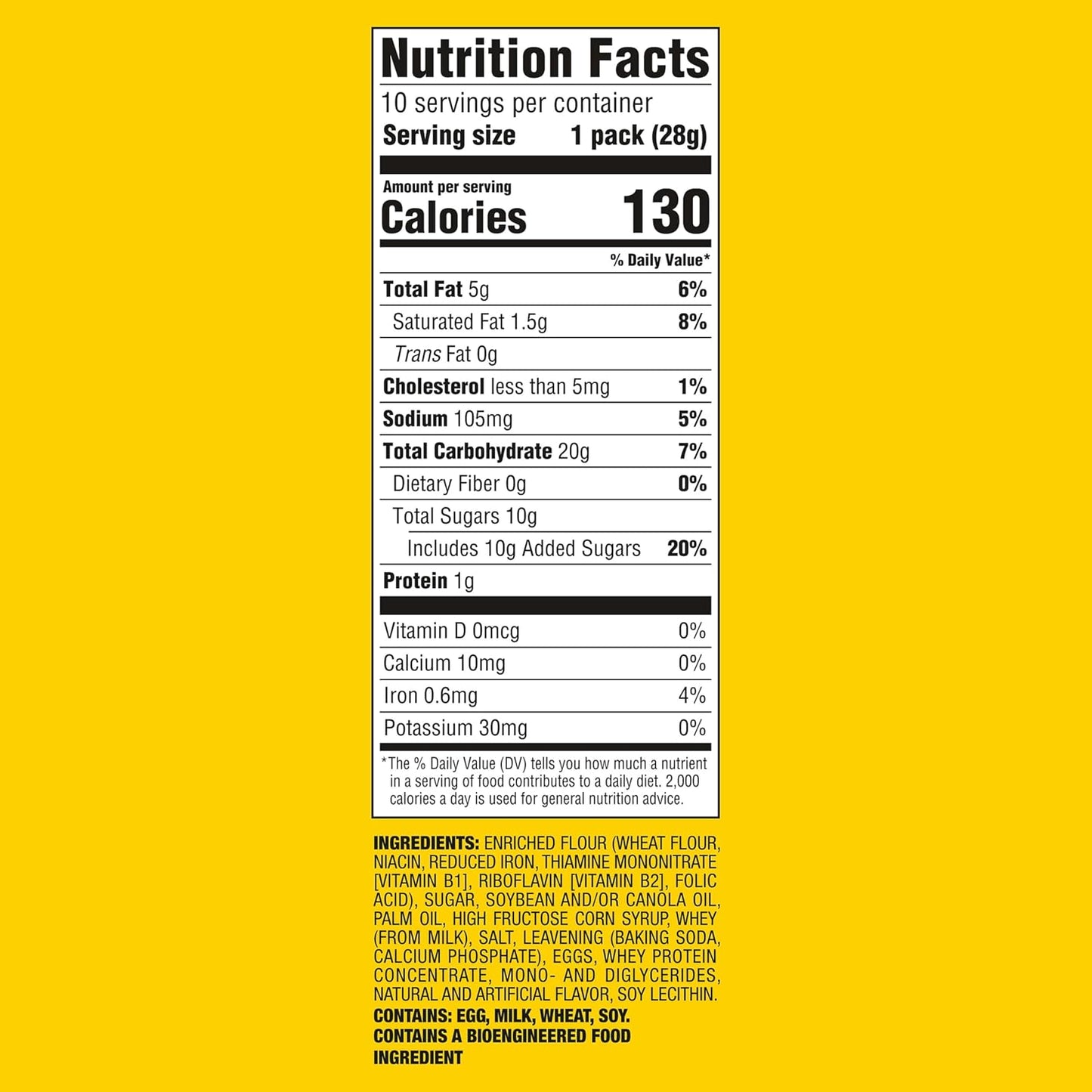 NILLA Wafers Mini Vanilla Wafer Cookies, 10 Snack Packs for Enjoying On The Go