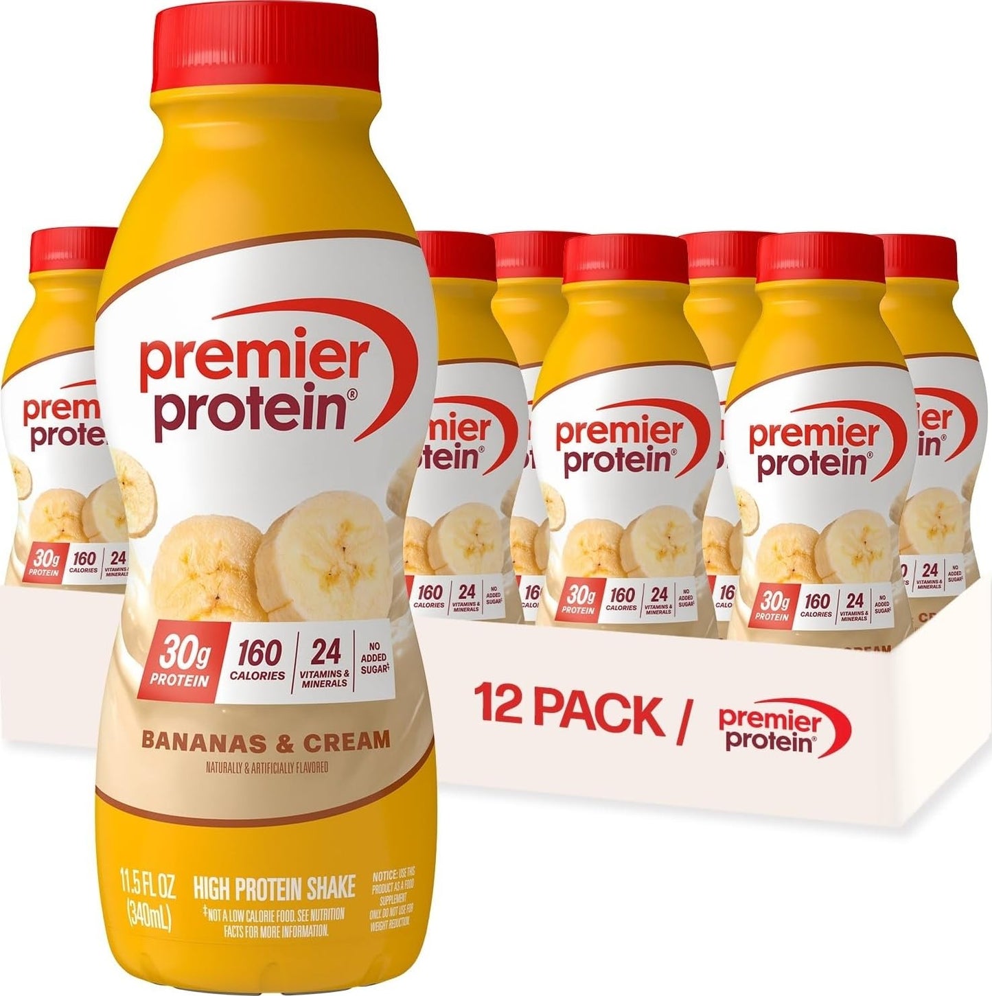 Premier Protein Shake, 30g Protein, 12 Pack, 11.5 fl oz