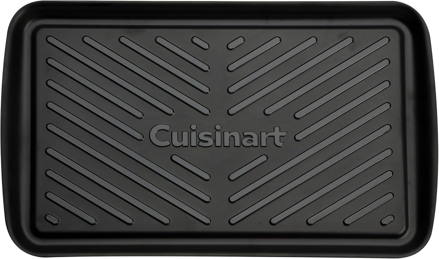 Cuisinart Grilling Prep and Serving Tray, Dishwasher-Safe, 2-Pc Nesting Set | CPK-200, 17-in x 10.5-in food tray set for prepping and serving, shatter-resistant melamine design fits 6 burgers