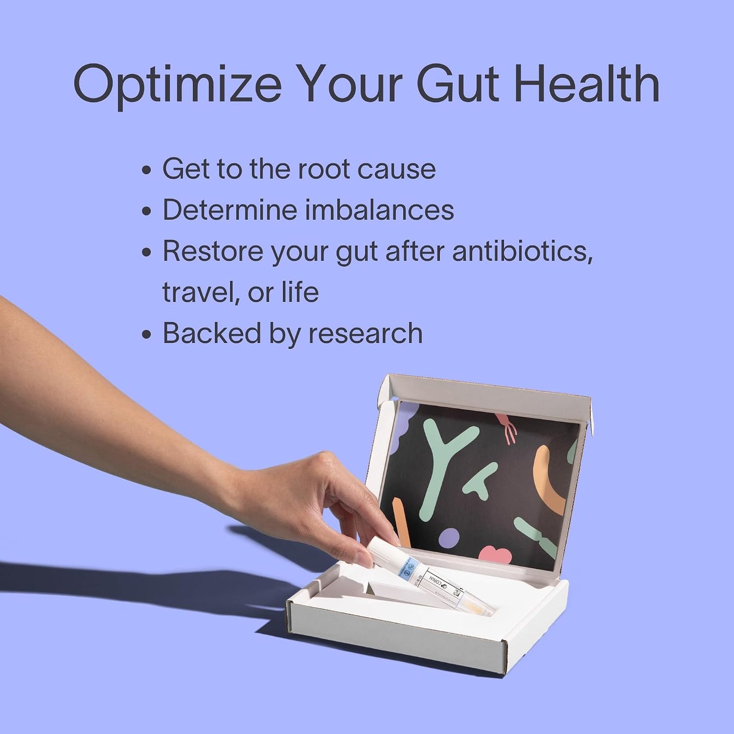 Tiny Health Gut Health Test Kit for Adults, Fast and Mess-Free Home Test