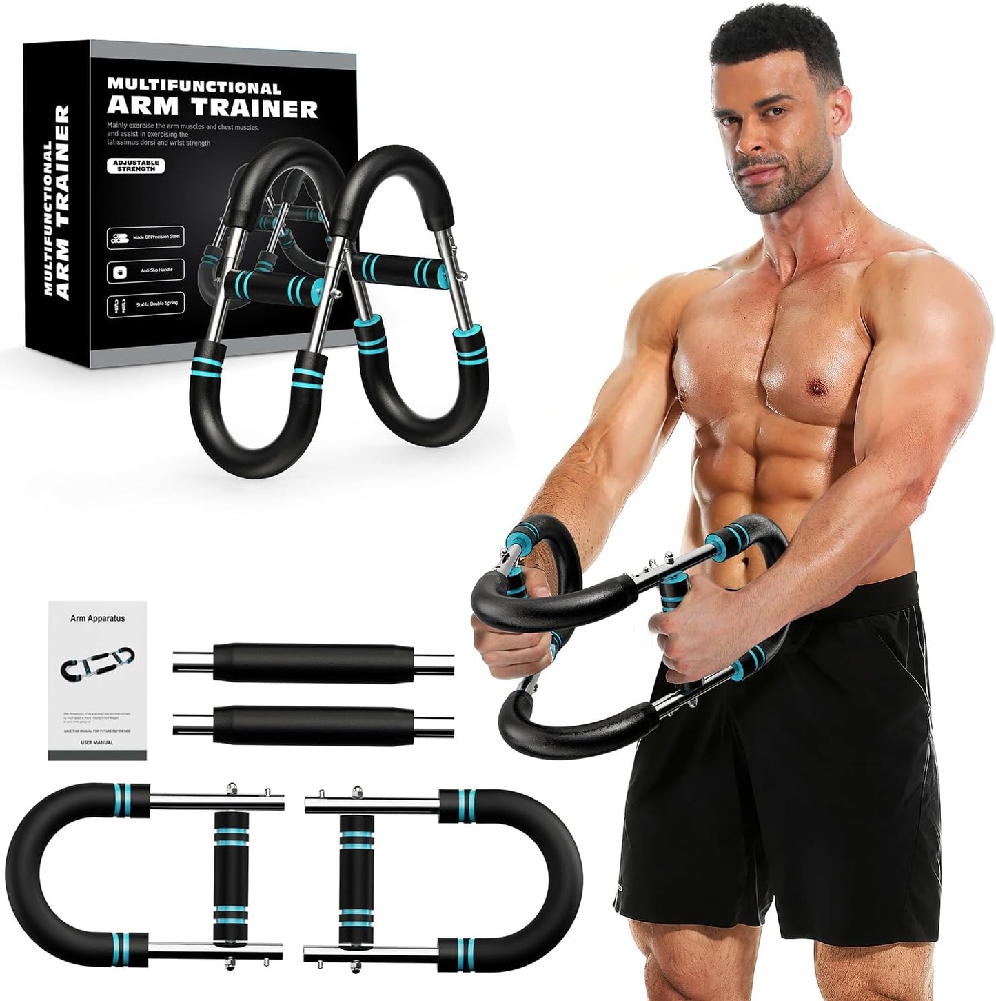Twister Arm Trainer: Adjustable Chest Workout Equipment for Home Gym