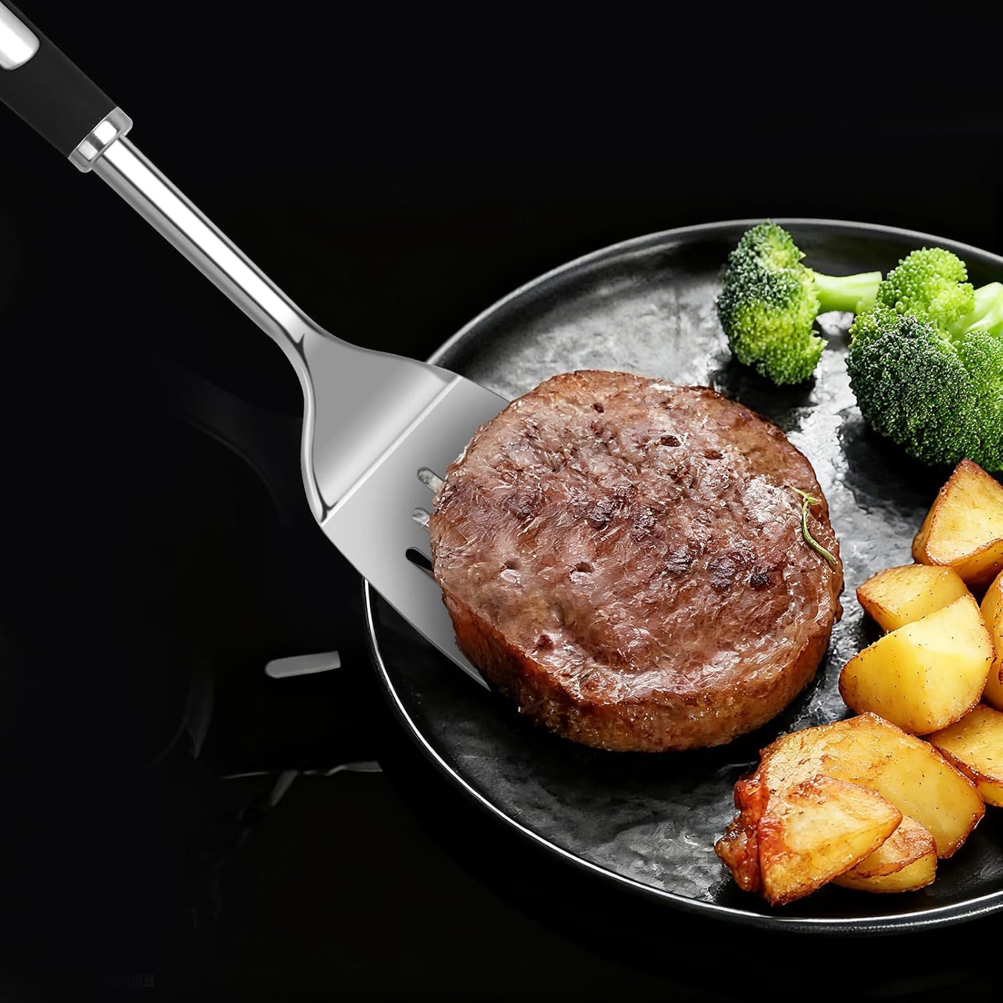 11‑Piece Stainless Steel Kitchen Utensil Set – Premium Thickened Cooking Tools