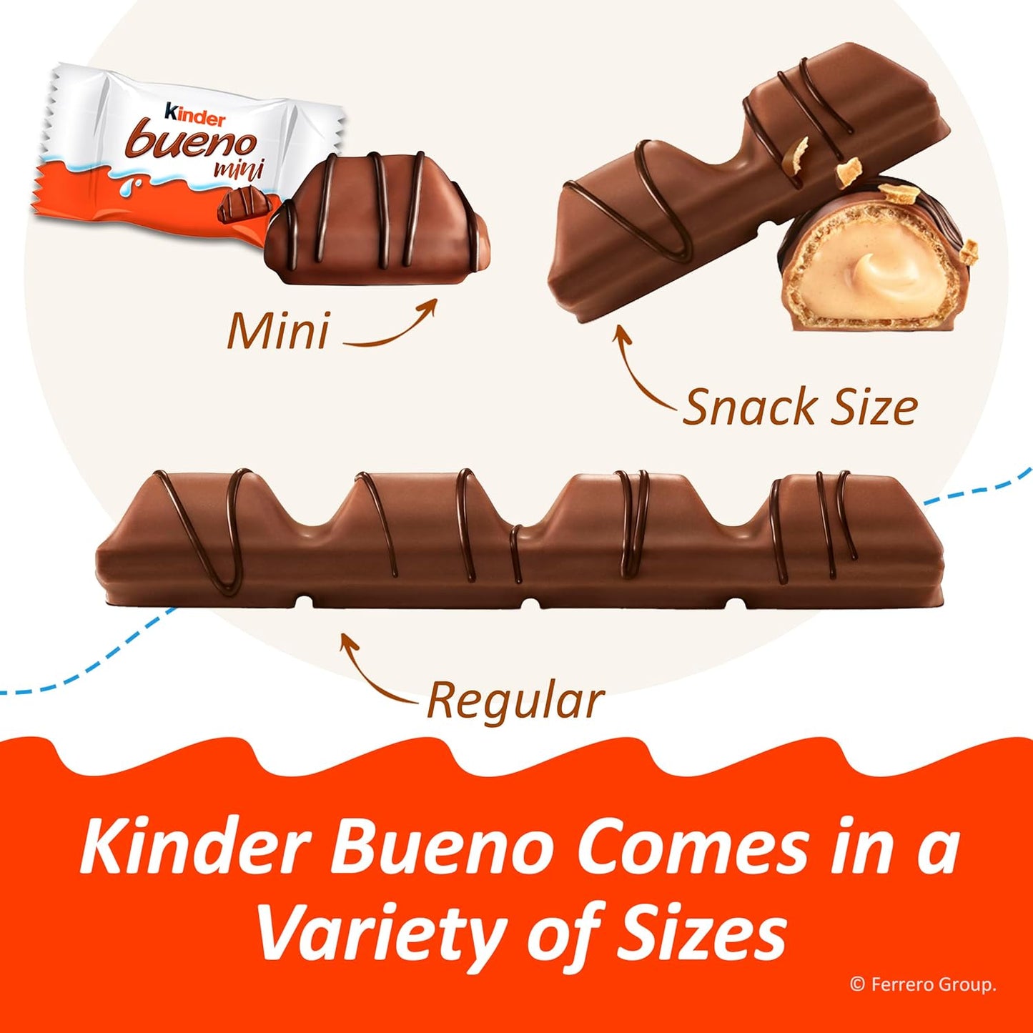 kinder bueno milk chocolate bars with hazelnut cream bulk 20 pack