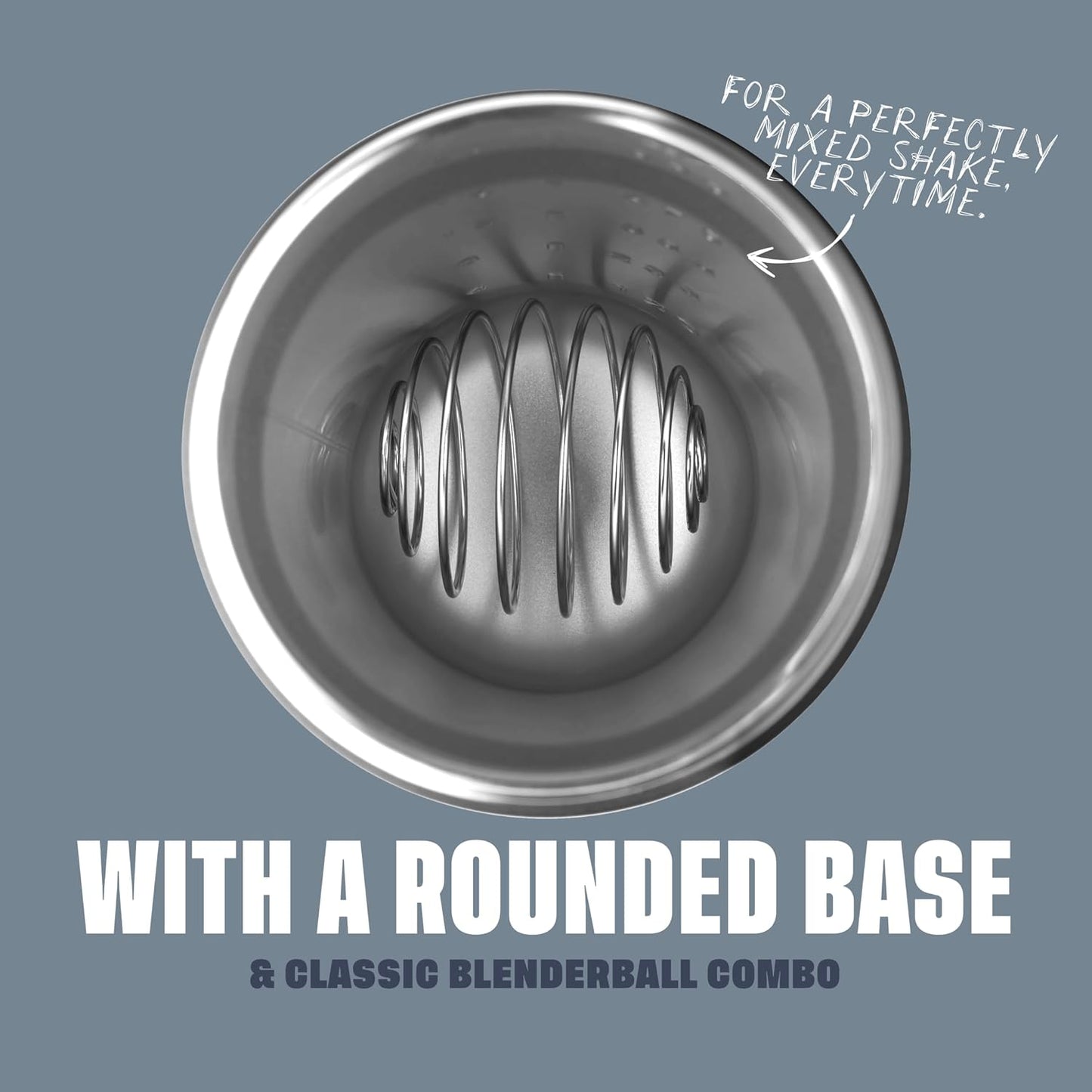 BlenderBottle Strada 24oz Insulated Stainless Steel Shaker Cup with Whisk
