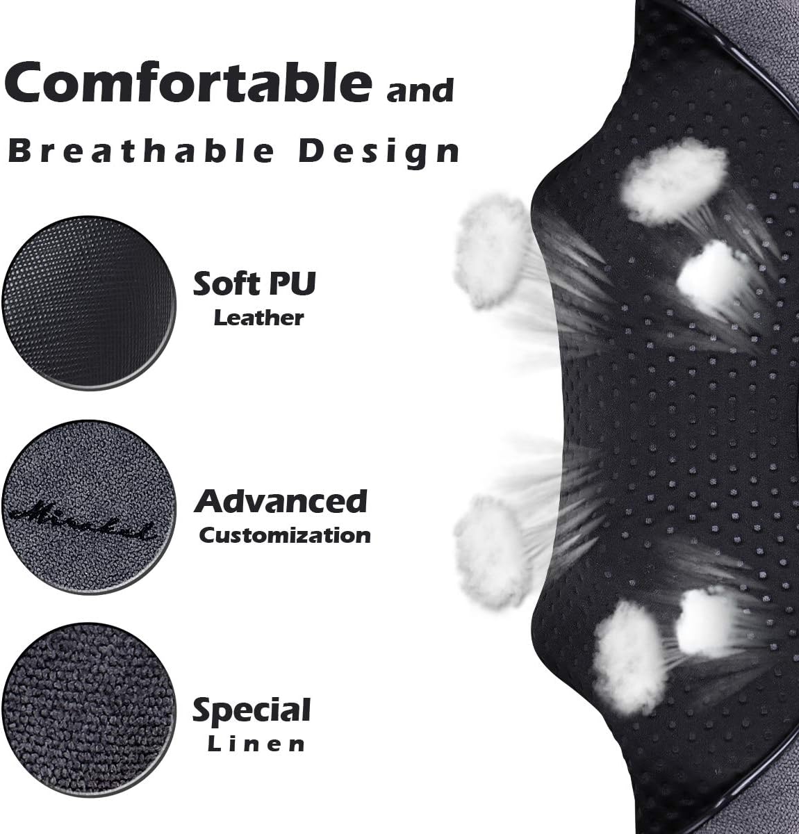 Mirakel Shiatsu Neck Massager for Deep Tissue Pain Relief with Heat