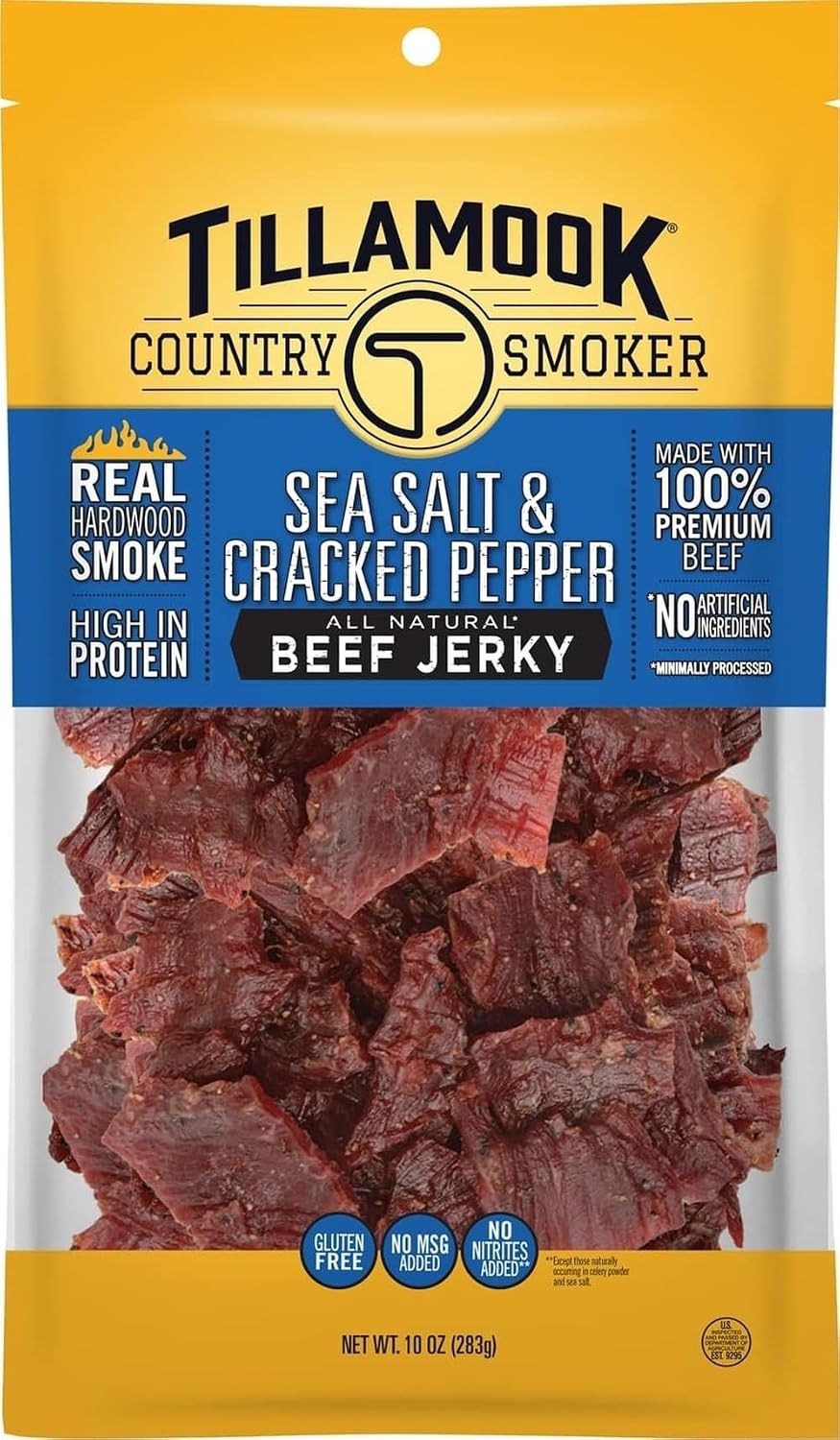 Tillamook Country Smoker Real Hardwood Smoked Beef Jerky Product Details