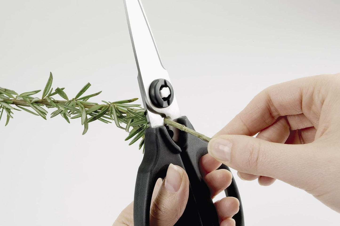 OXO Good Grips Multi-Purpose Kitchen and Herbs Scissors | Stainless design slices through cardboard, twine, meat, vegetables and more